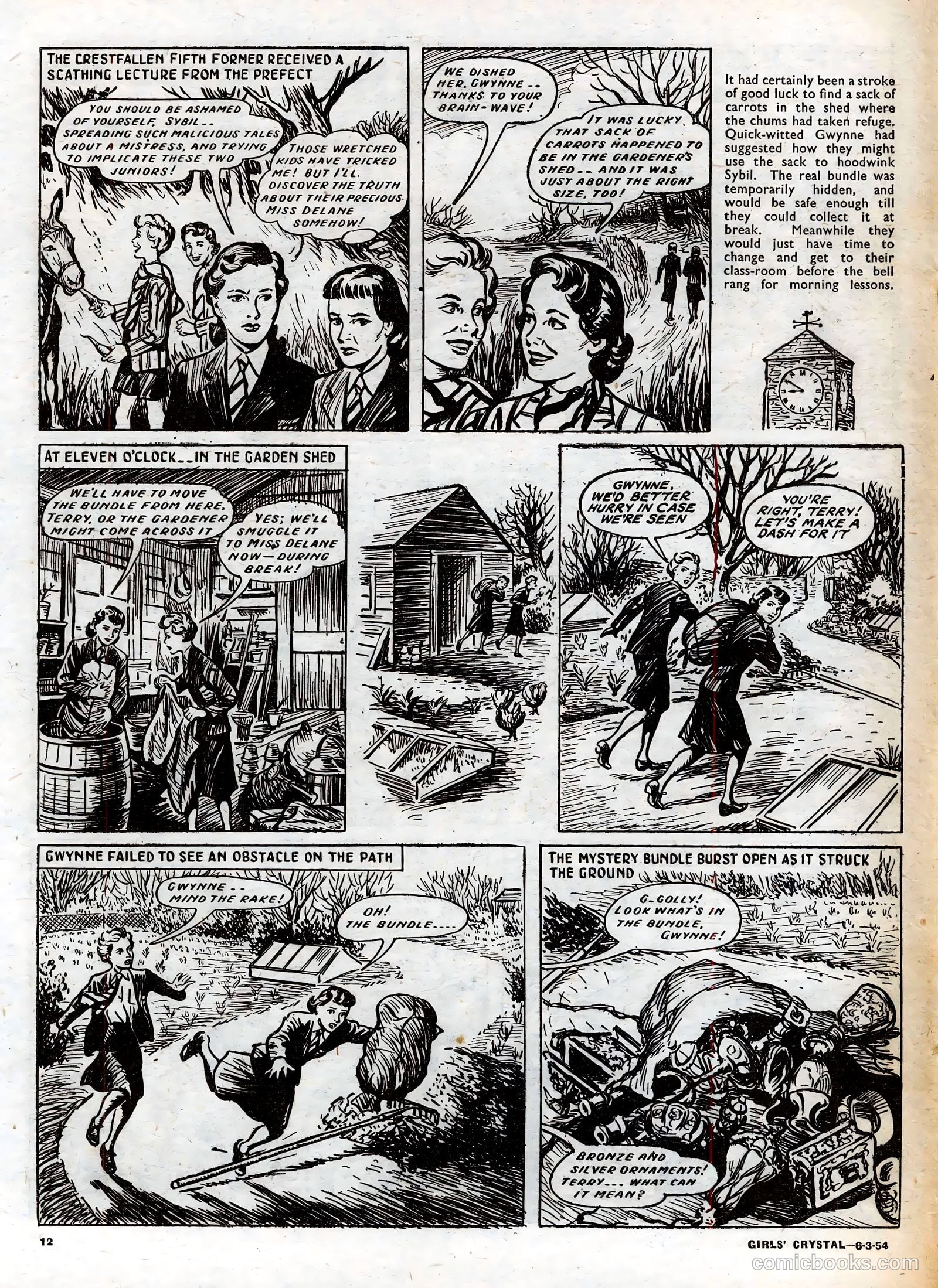 Girls' Crystal #959 (1954) — page 12 of 20