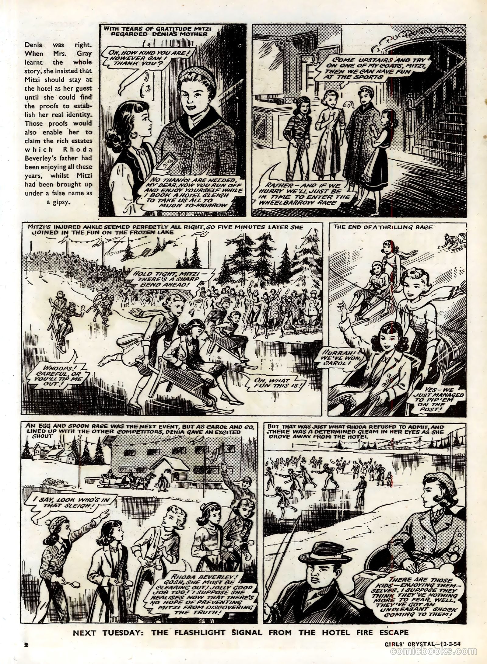 Girls' Crystal #960 (1954) — page 2 of 20