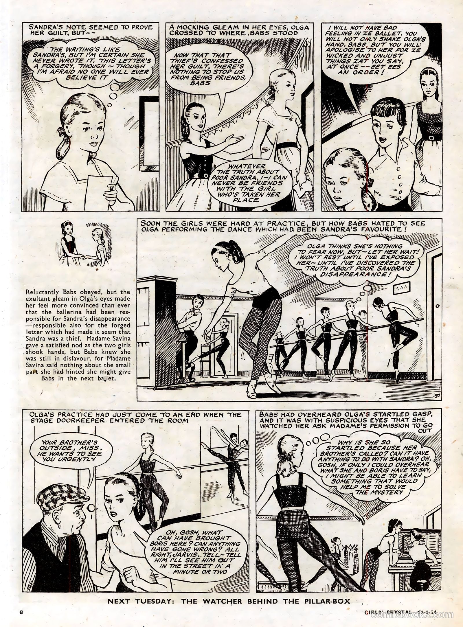 Girls' Crystal #960 (1954) — page 6 of 20