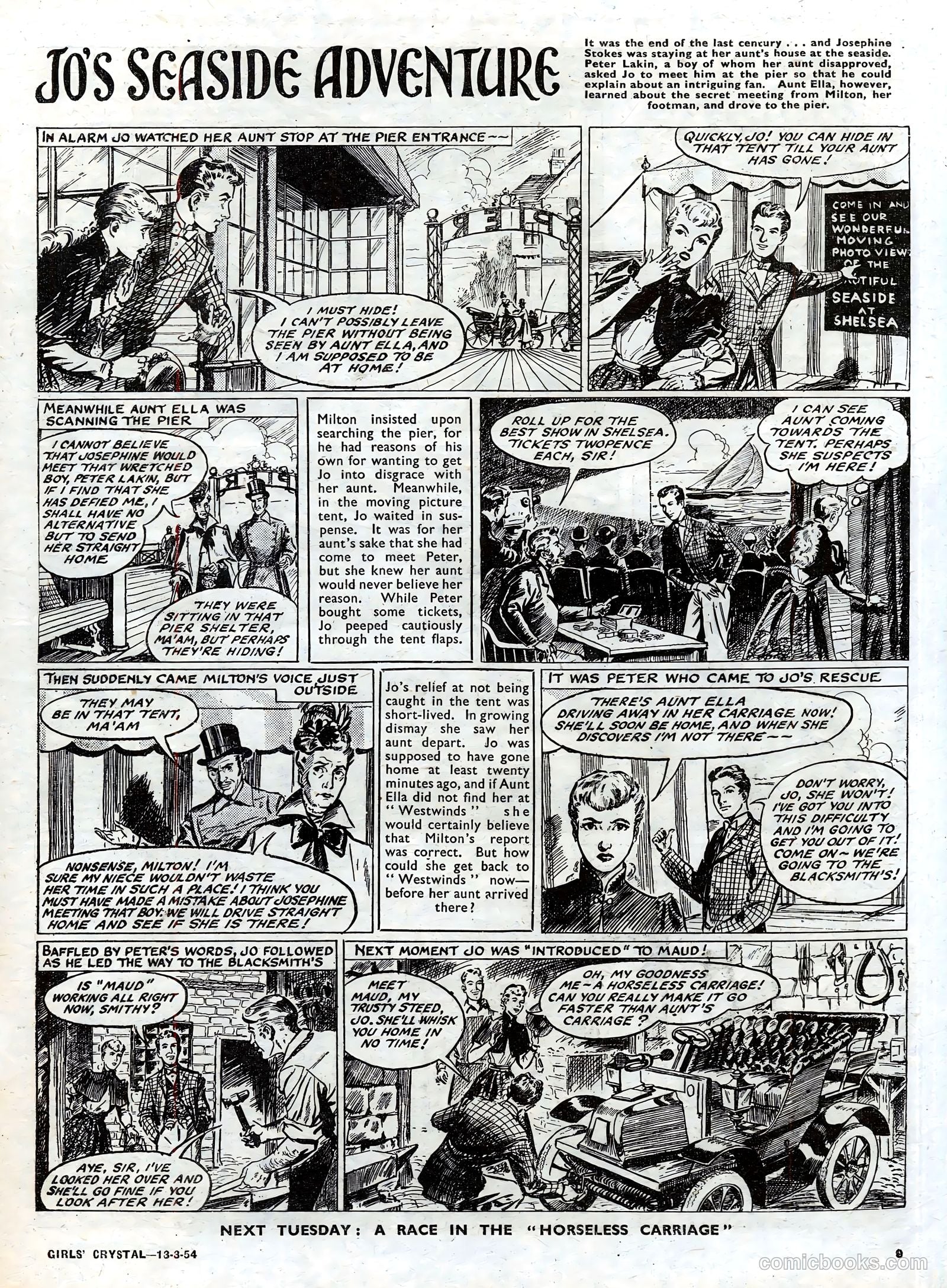 Girls' Crystal #960 (1954) — page 9 of 20