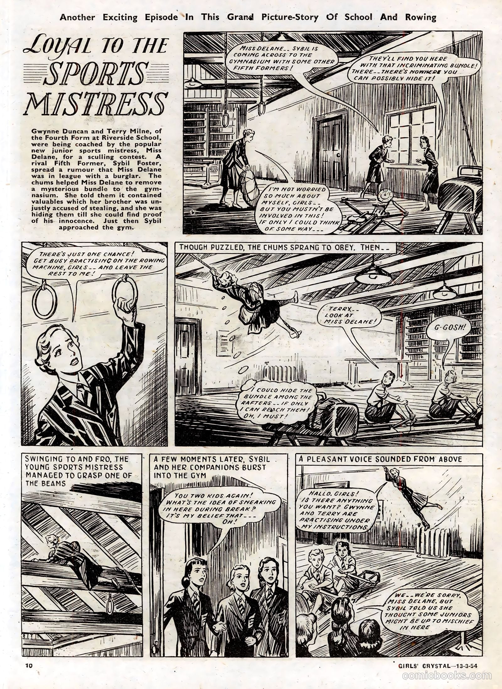 Girls' Crystal #960 (1954) — page 10 of 20