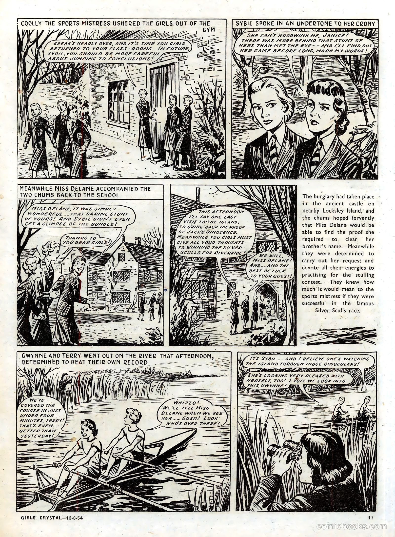 Girls' Crystal #960 (1954) — page 11 of 20