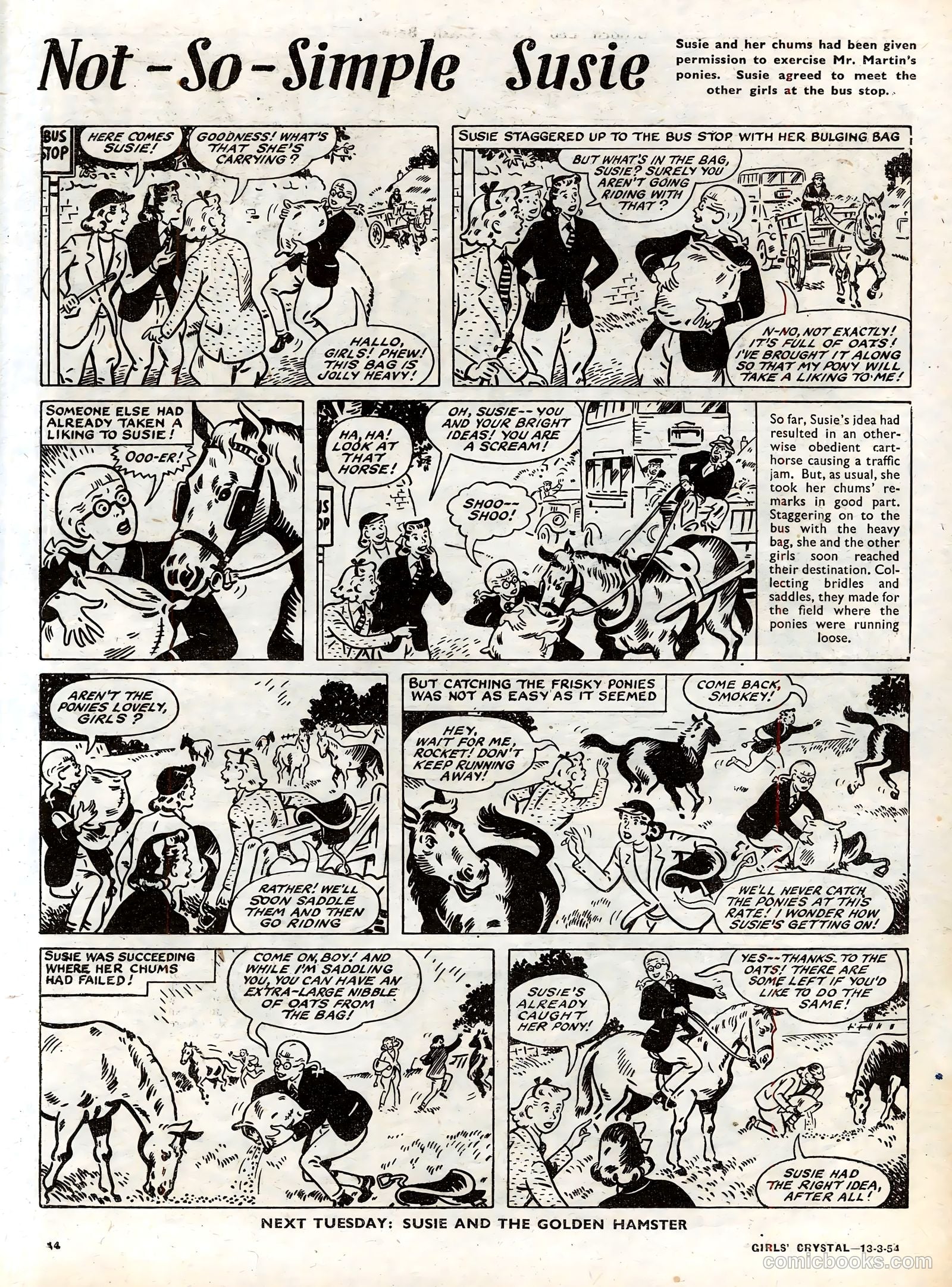 Girls' Crystal #960 (1954) — page 14 of 20