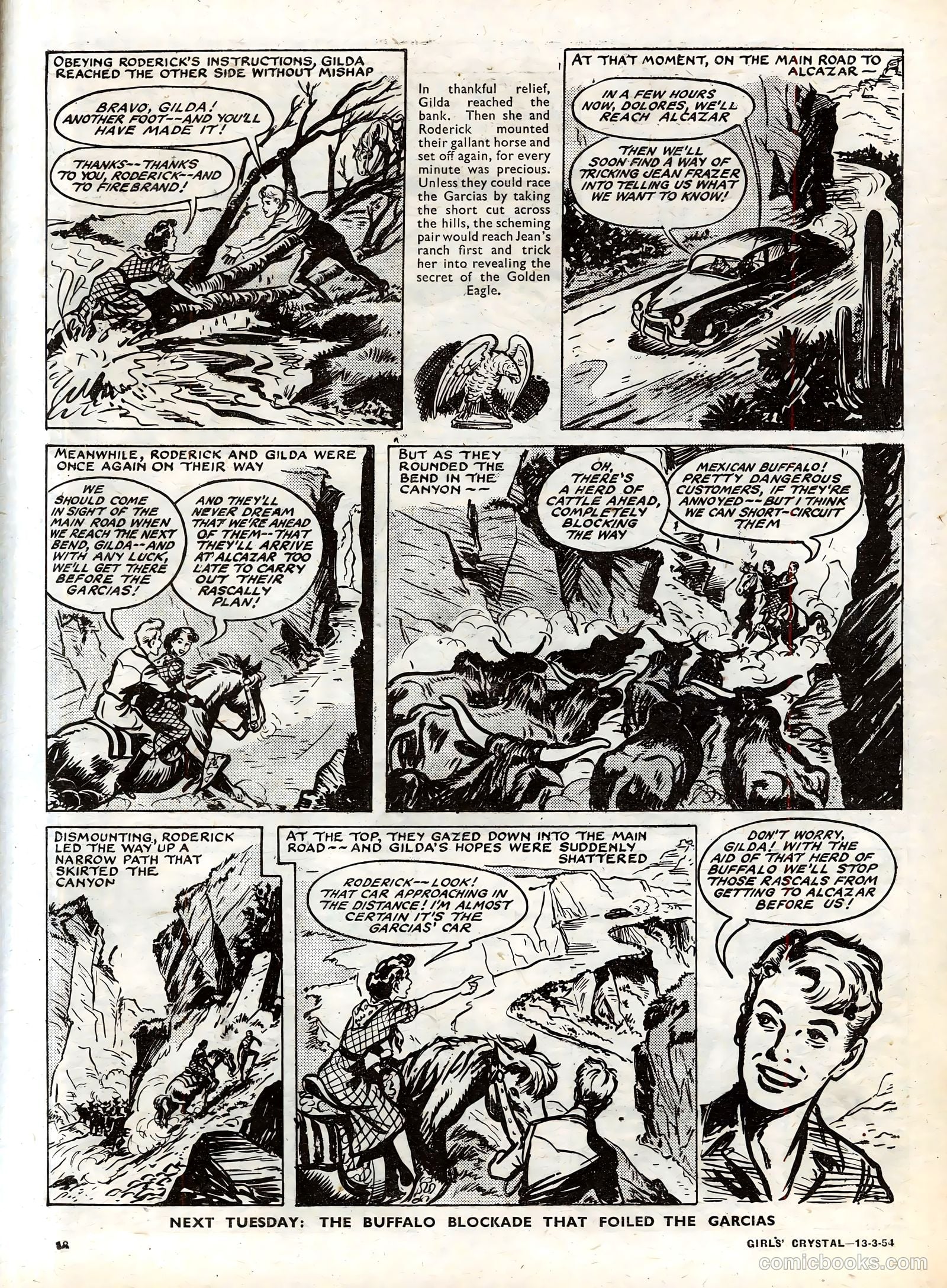 Girls' Crystal #960 (1954) — page 18 of 20