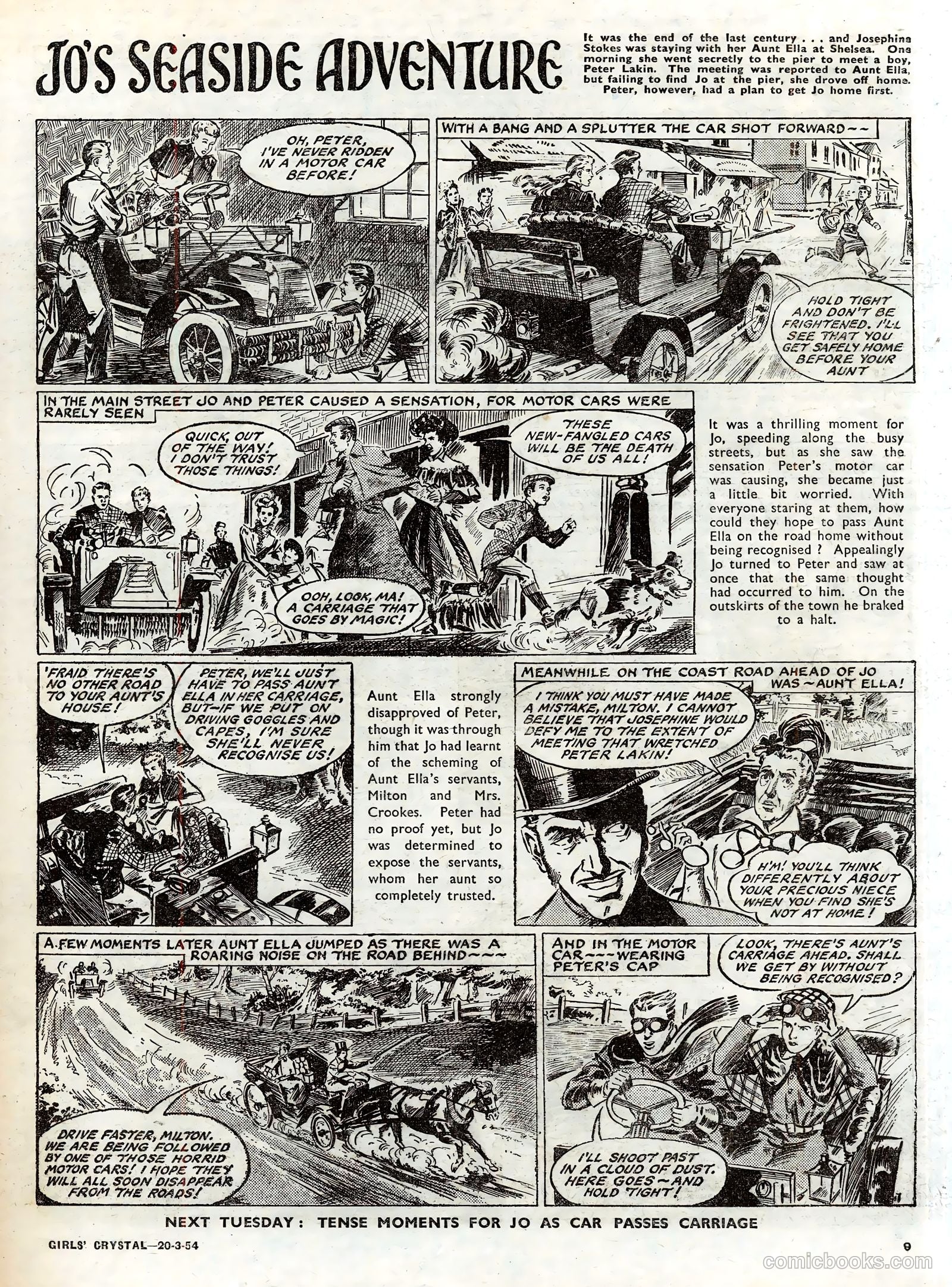 Girls' Crystal #961 (1954) — page 9 of 20