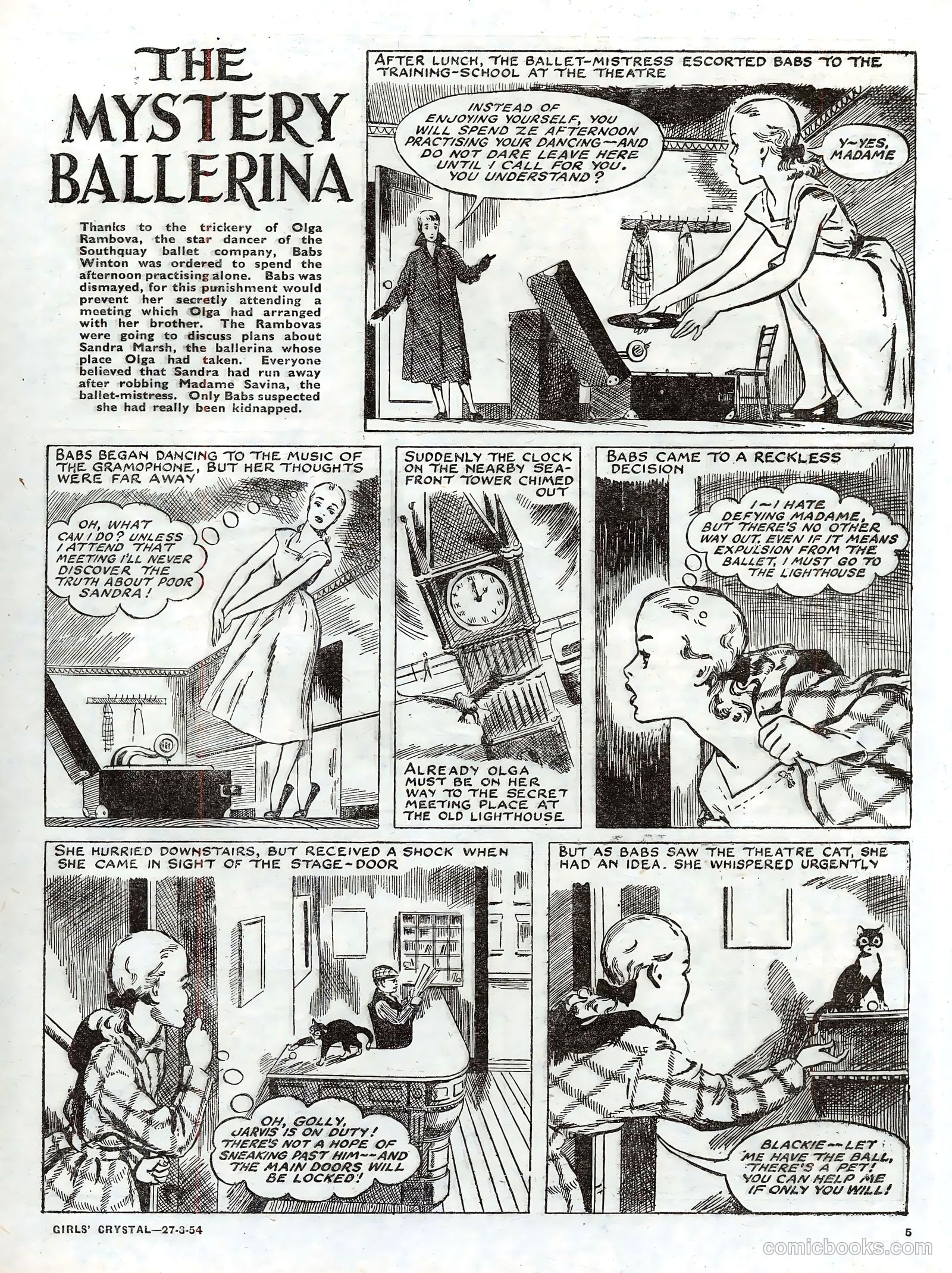 Girls' Crystal #962 (1954) — page 5 of 20