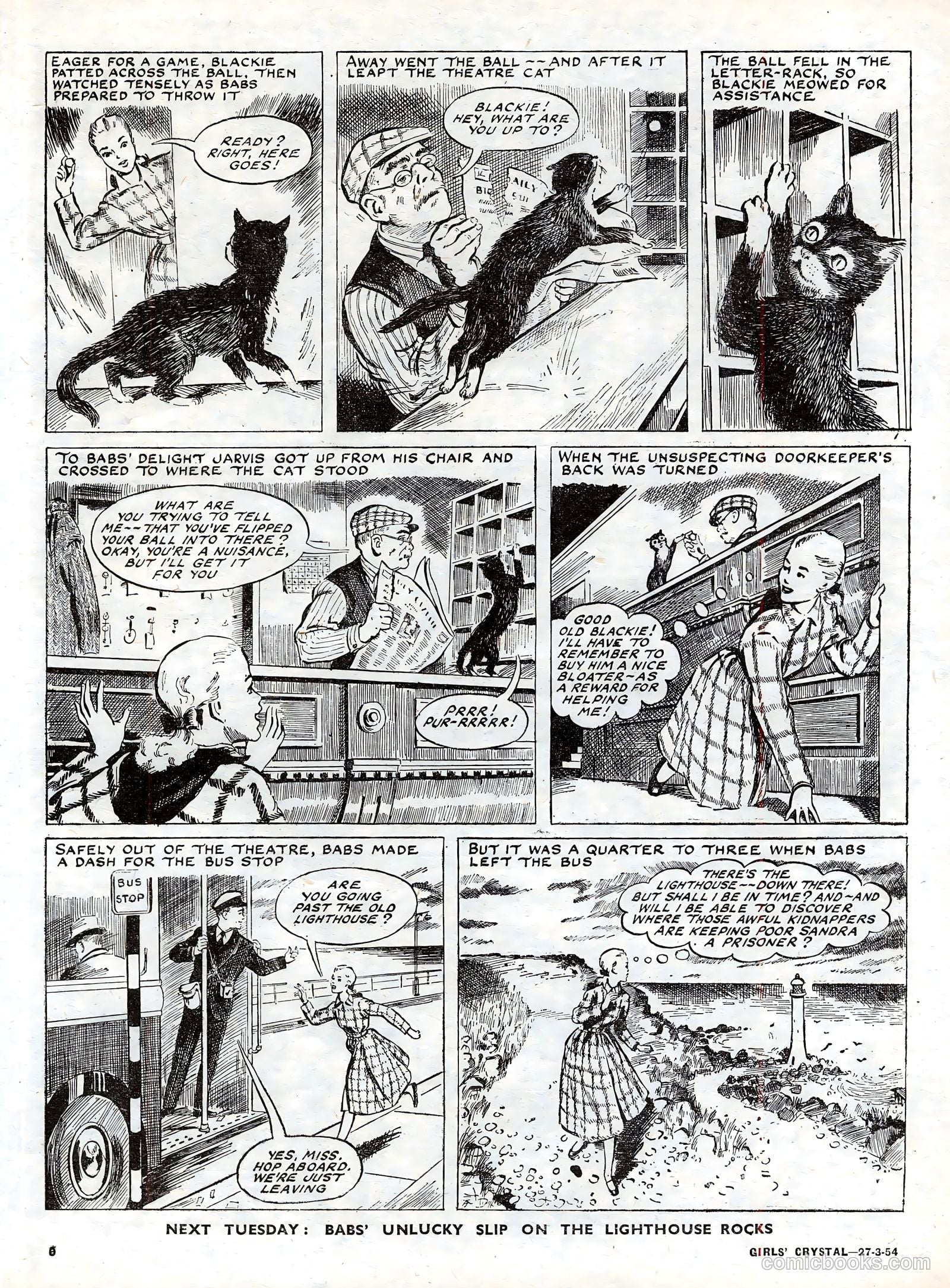 Girls' Crystal #962 (1954) — page 6 of 20