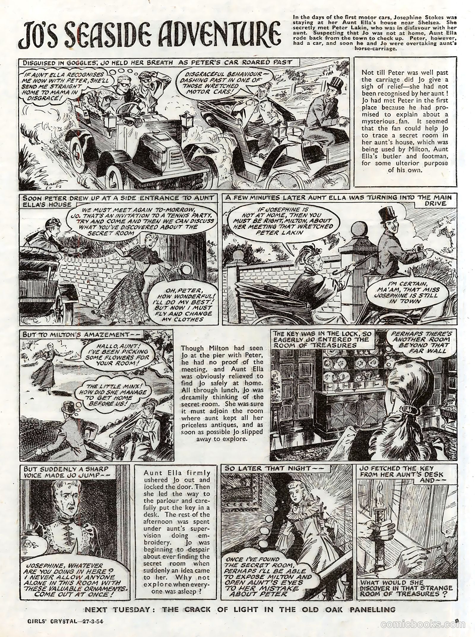 Girls' Crystal #962 (1954) — page 9 of 20