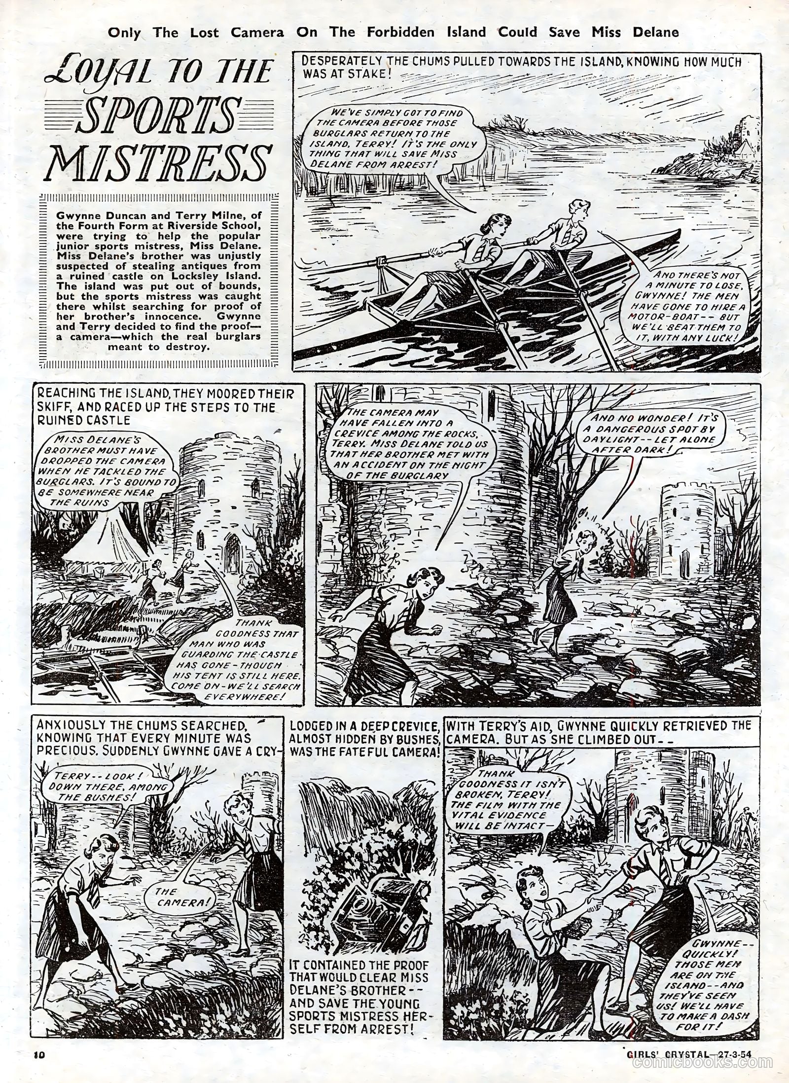 Girls' Crystal #962 (1954) — page 10 of 20