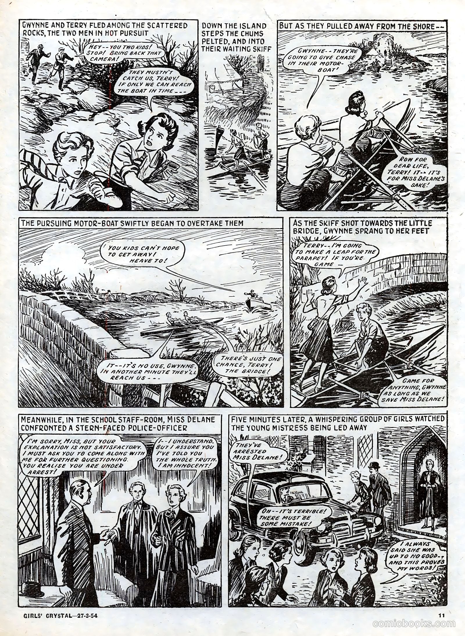 Girls' Crystal #962 (1954) — page 11 of 20