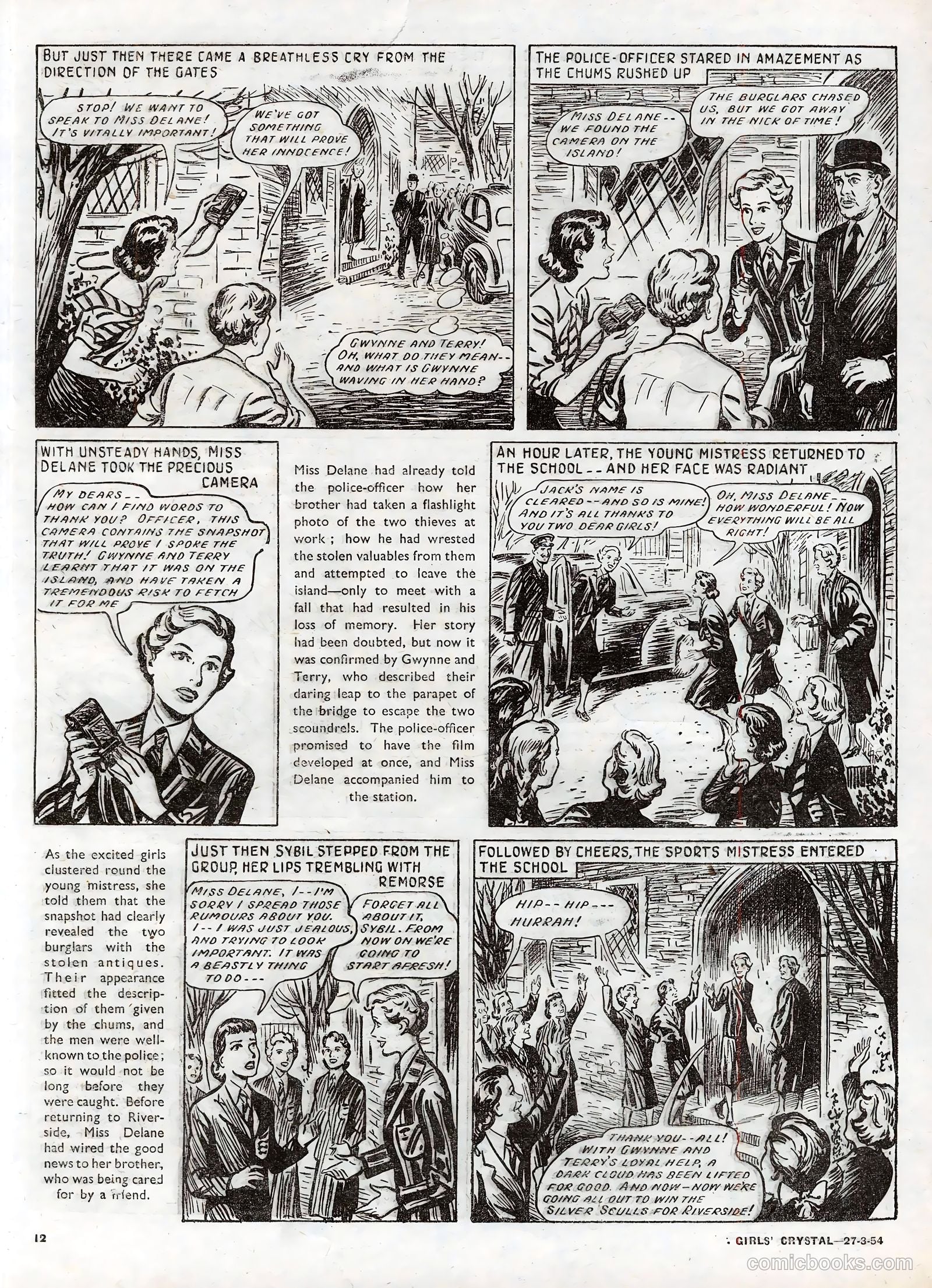 Girls' Crystal #962 (1954) — page 12 of 20