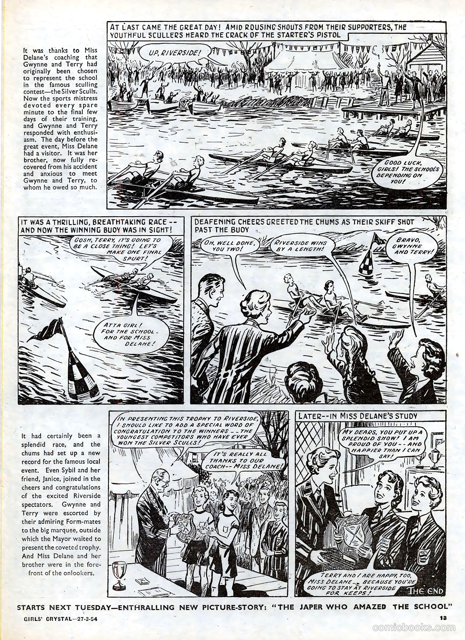 Girls' Crystal #962 (1954) — page 13 of 20