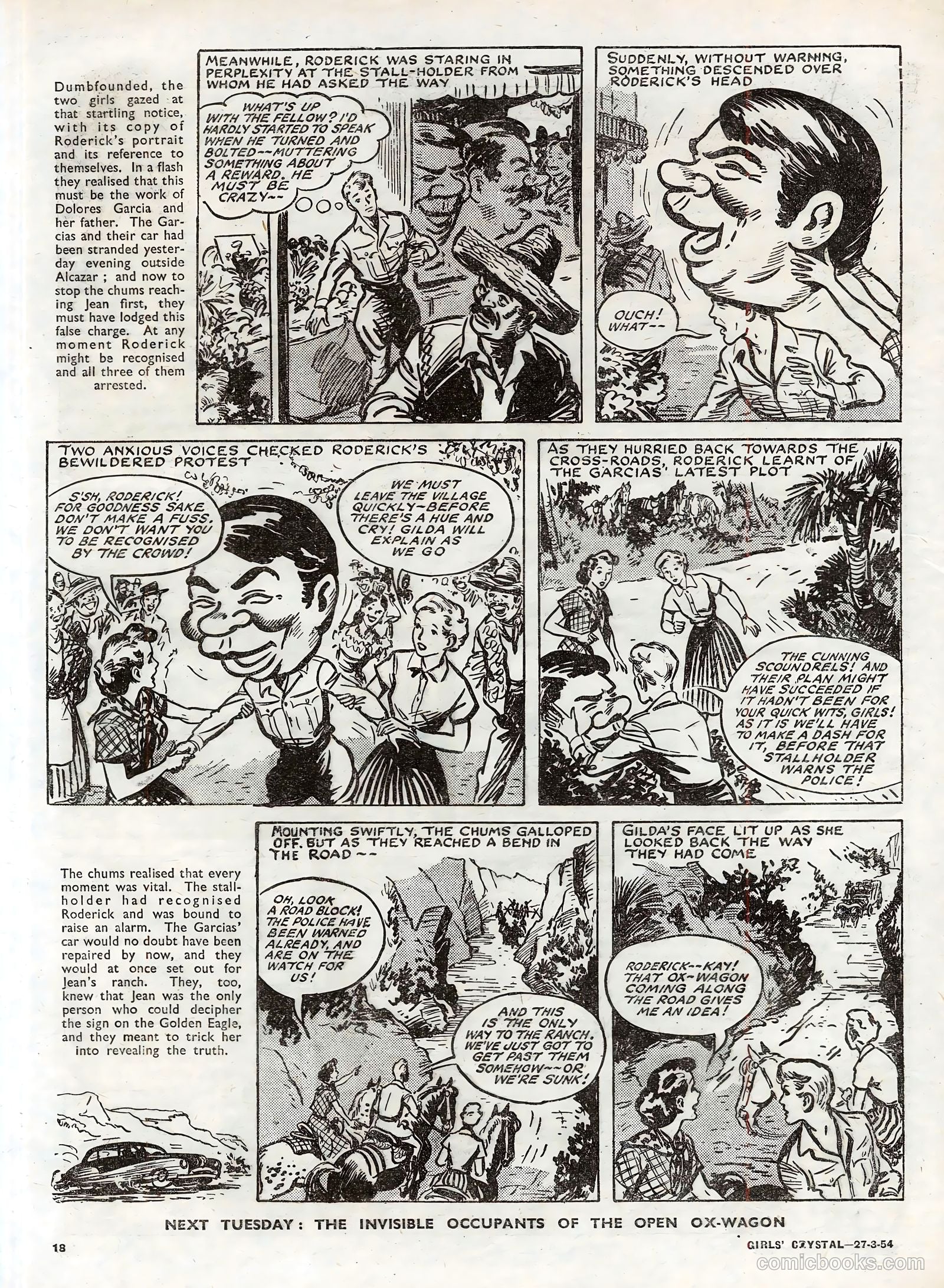 Girls' Crystal #962 (1954) — page 18 of 20