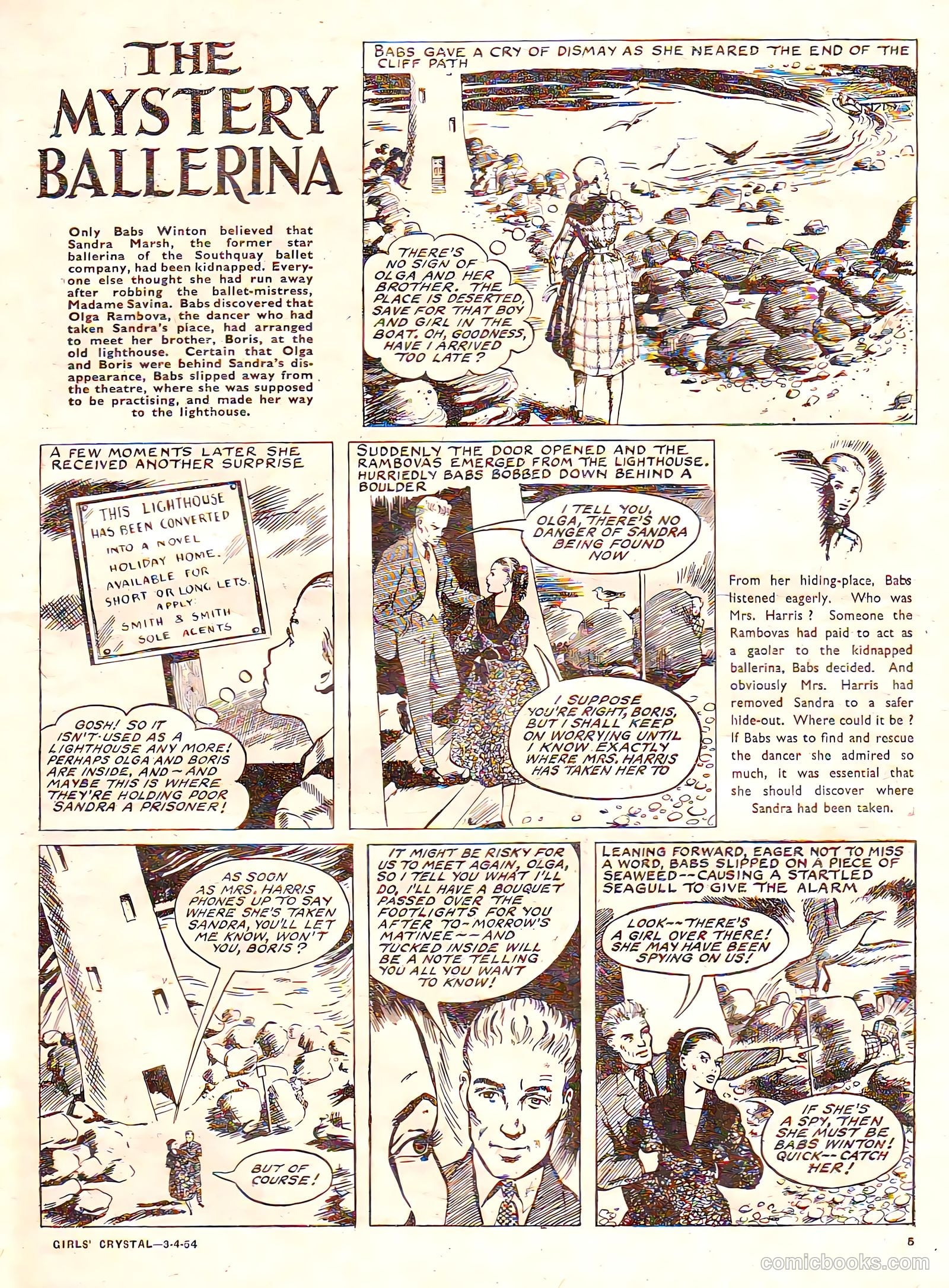 Girls' Crystal #963 (1954) — page 5 of 20