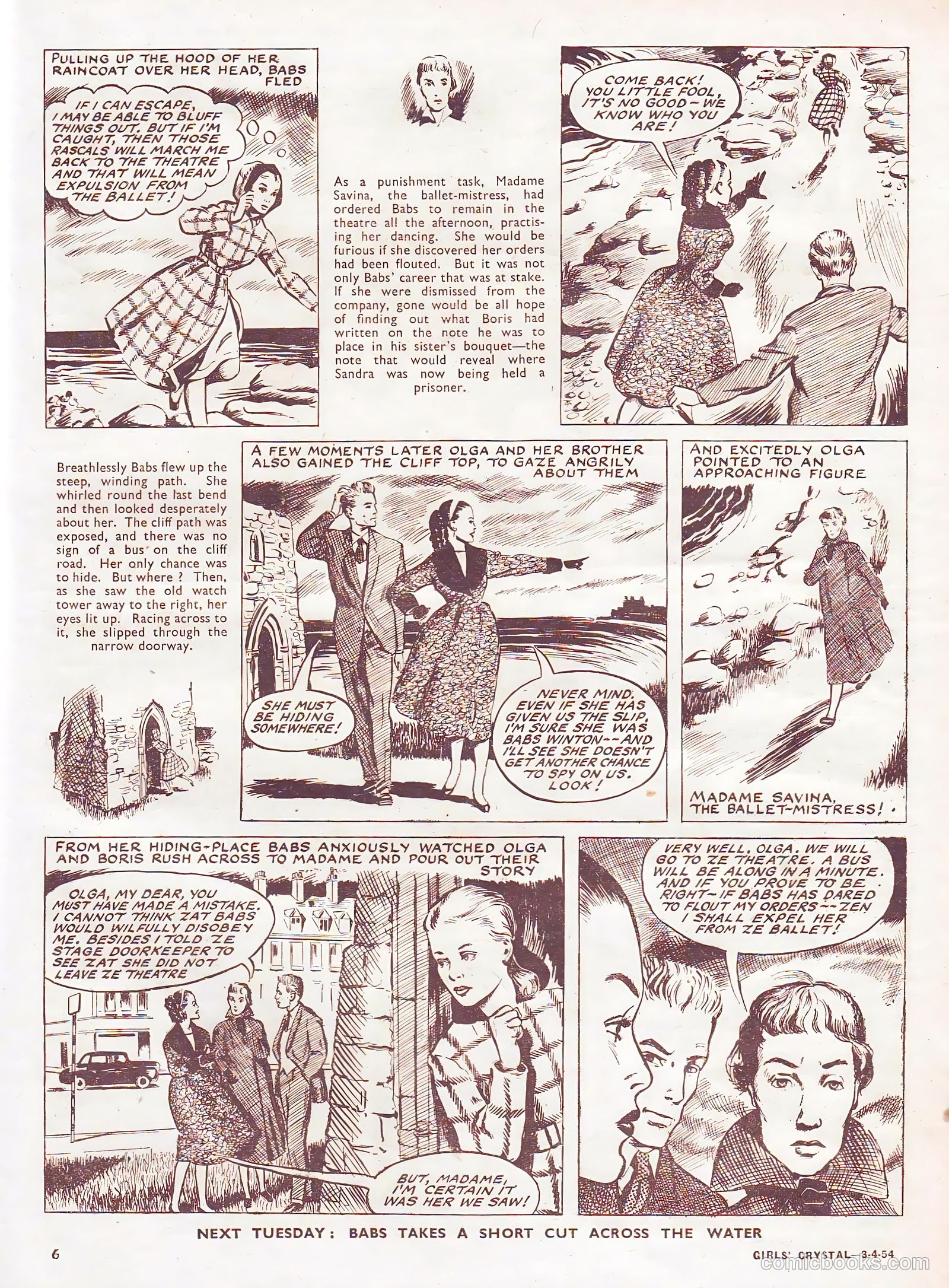 Girls' Crystal #963 (1954) — page 6 of 20