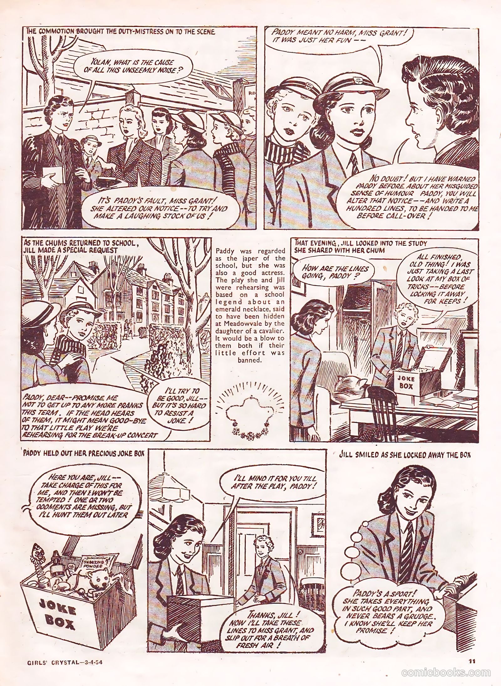 Girls' Crystal #963 (1954) — page 11 of 20