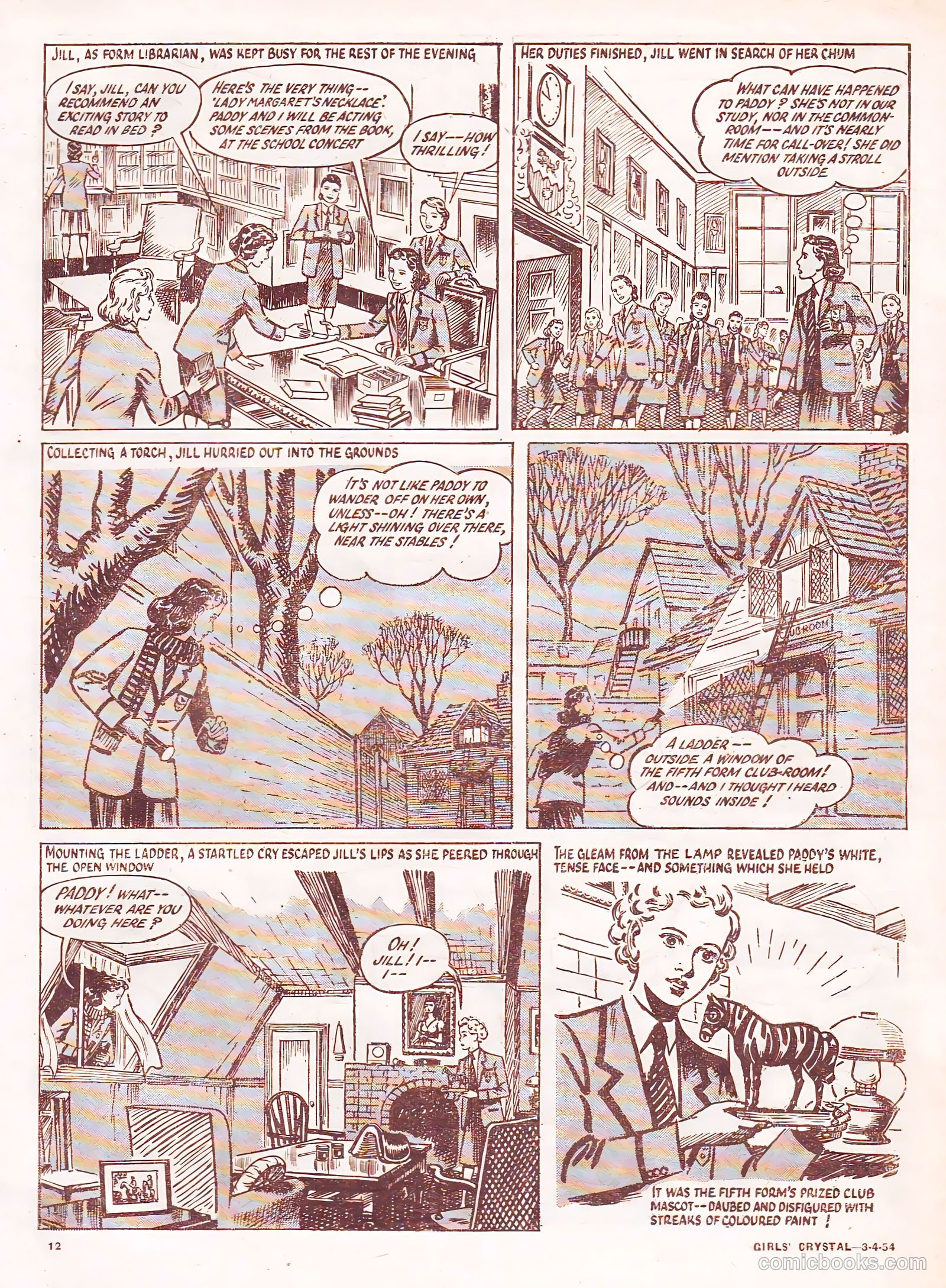 Girls' Crystal #963 (1954) — page 12 of 20