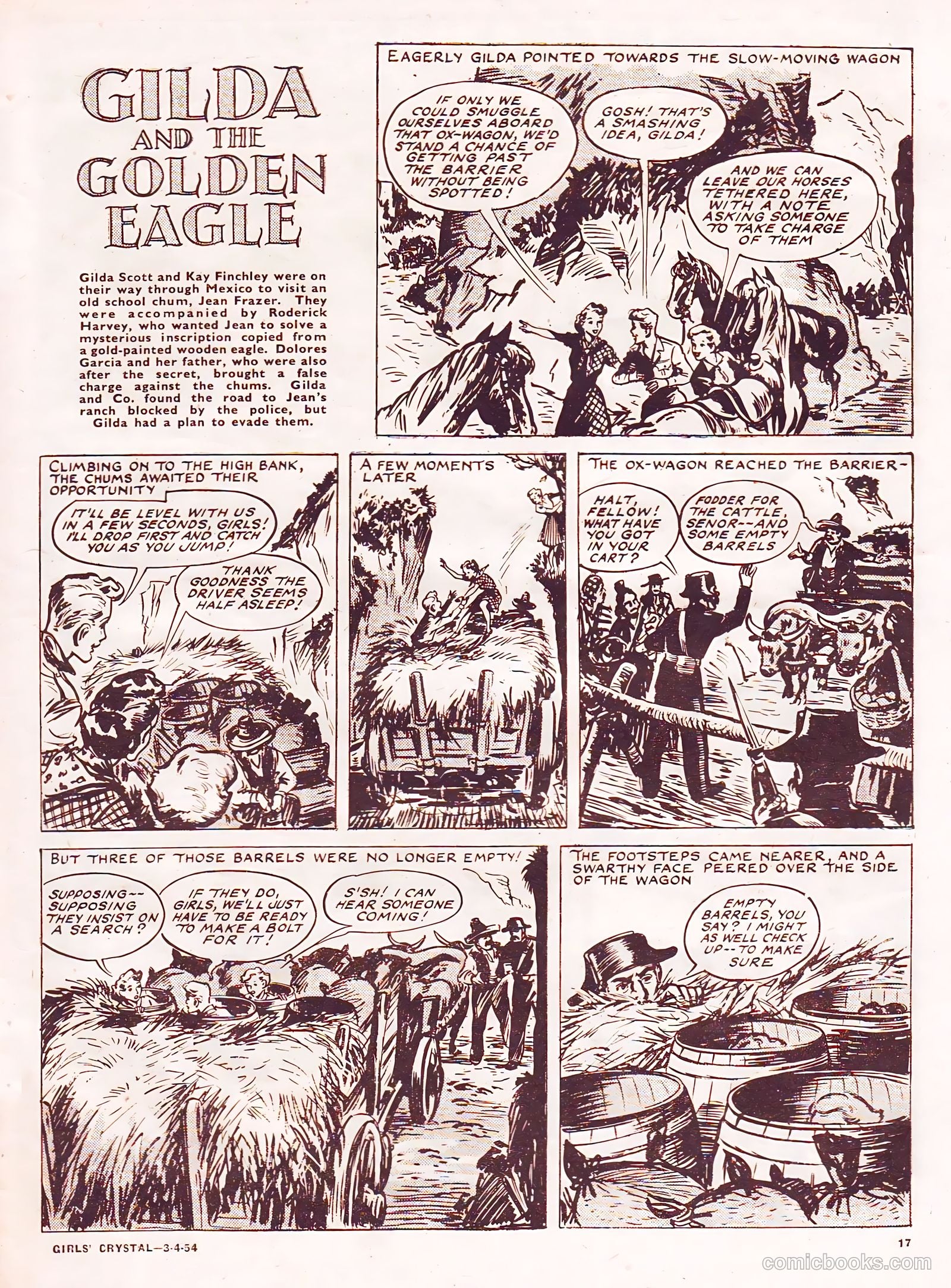 Girls' Crystal #963 (1954) — page 17 of 20