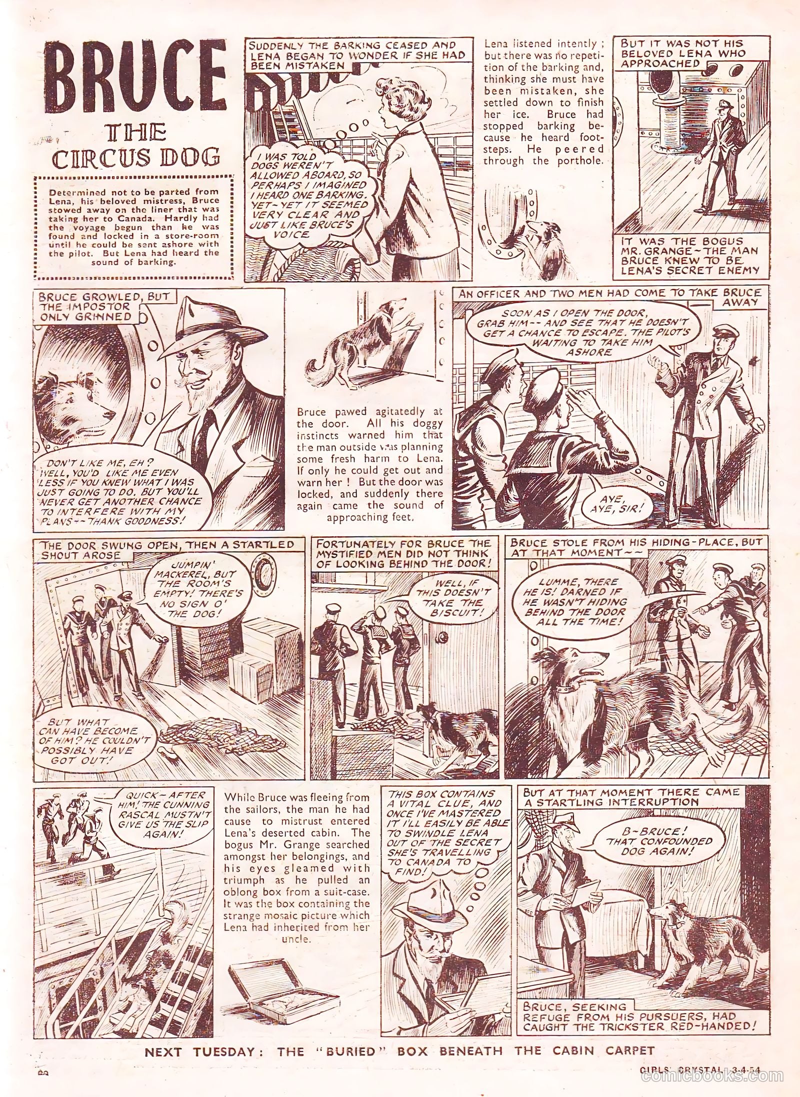 Girls' Crystal #963 (1954) — page 20 of 20