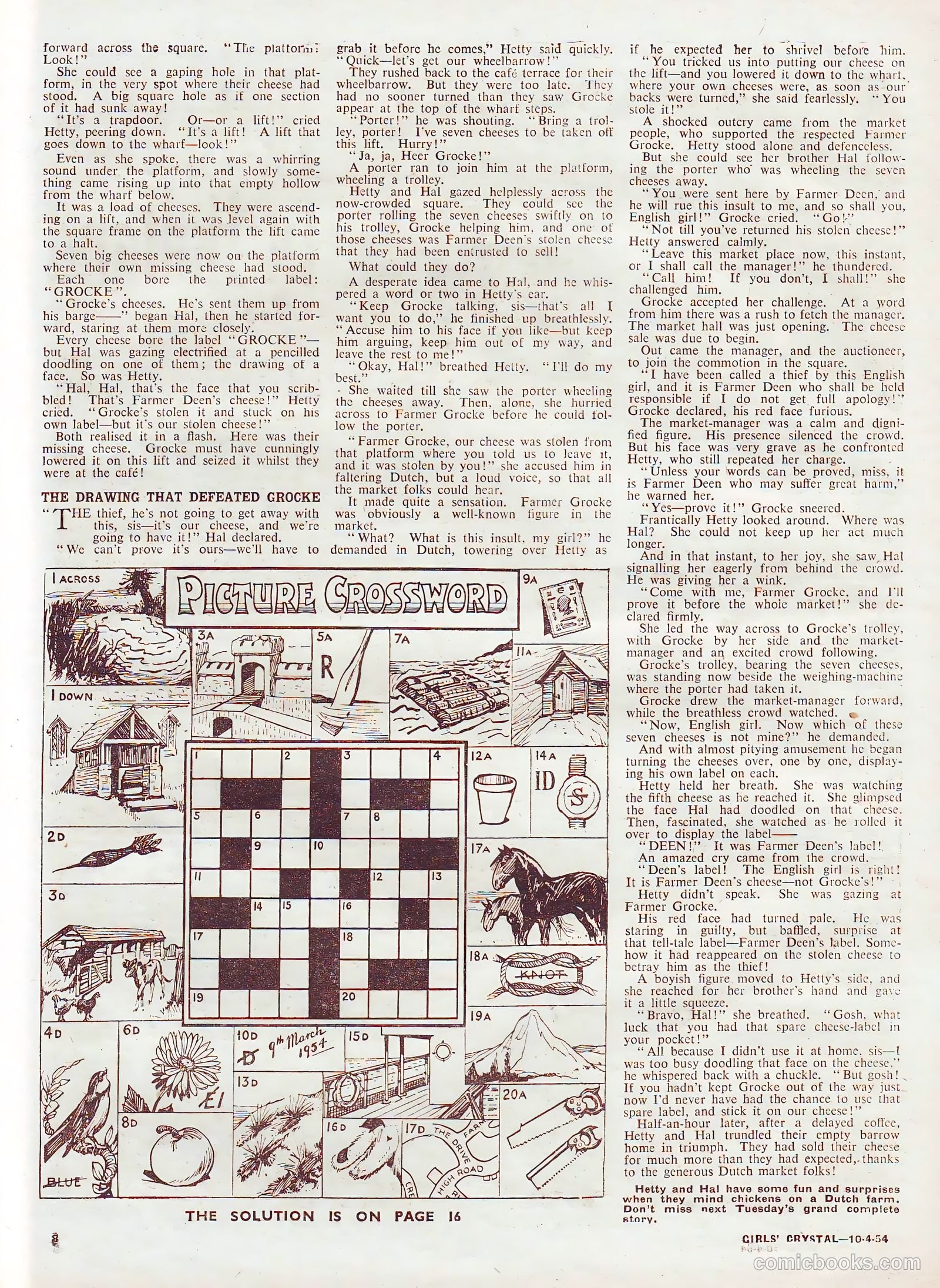 Girls' Crystal #964 (1954) — page 8 of 20