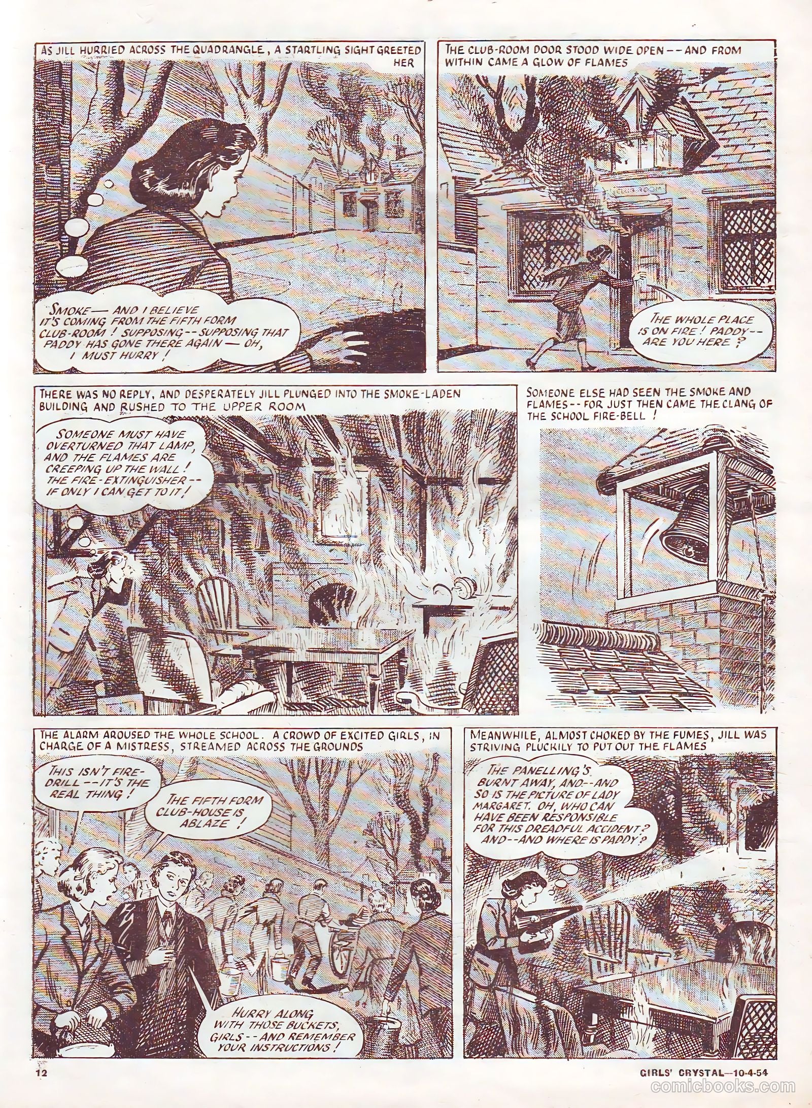 Girls' Crystal #964 (1954) — page 12 of 20