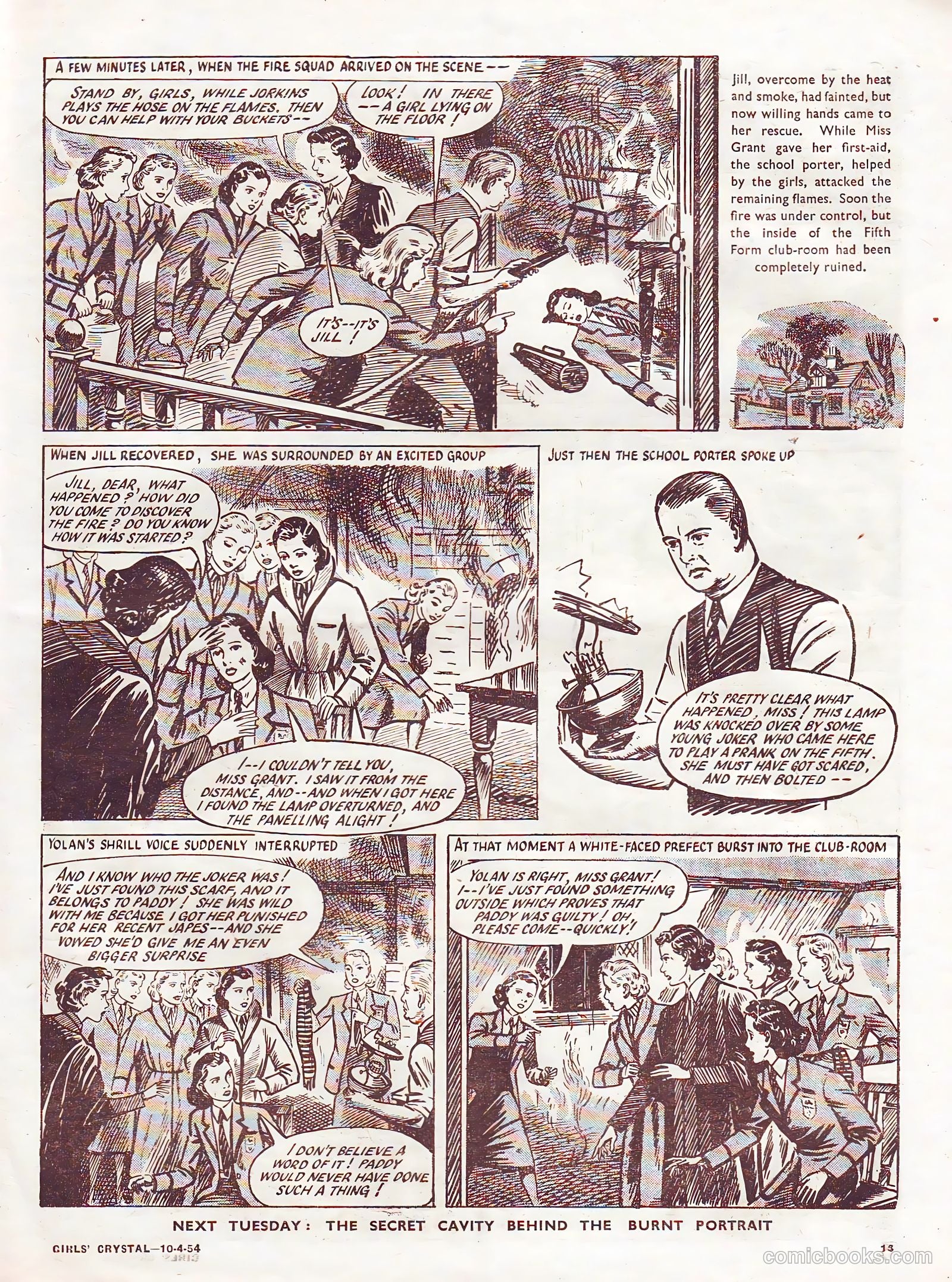 Girls' Crystal #964 (1954) — page 13 of 20