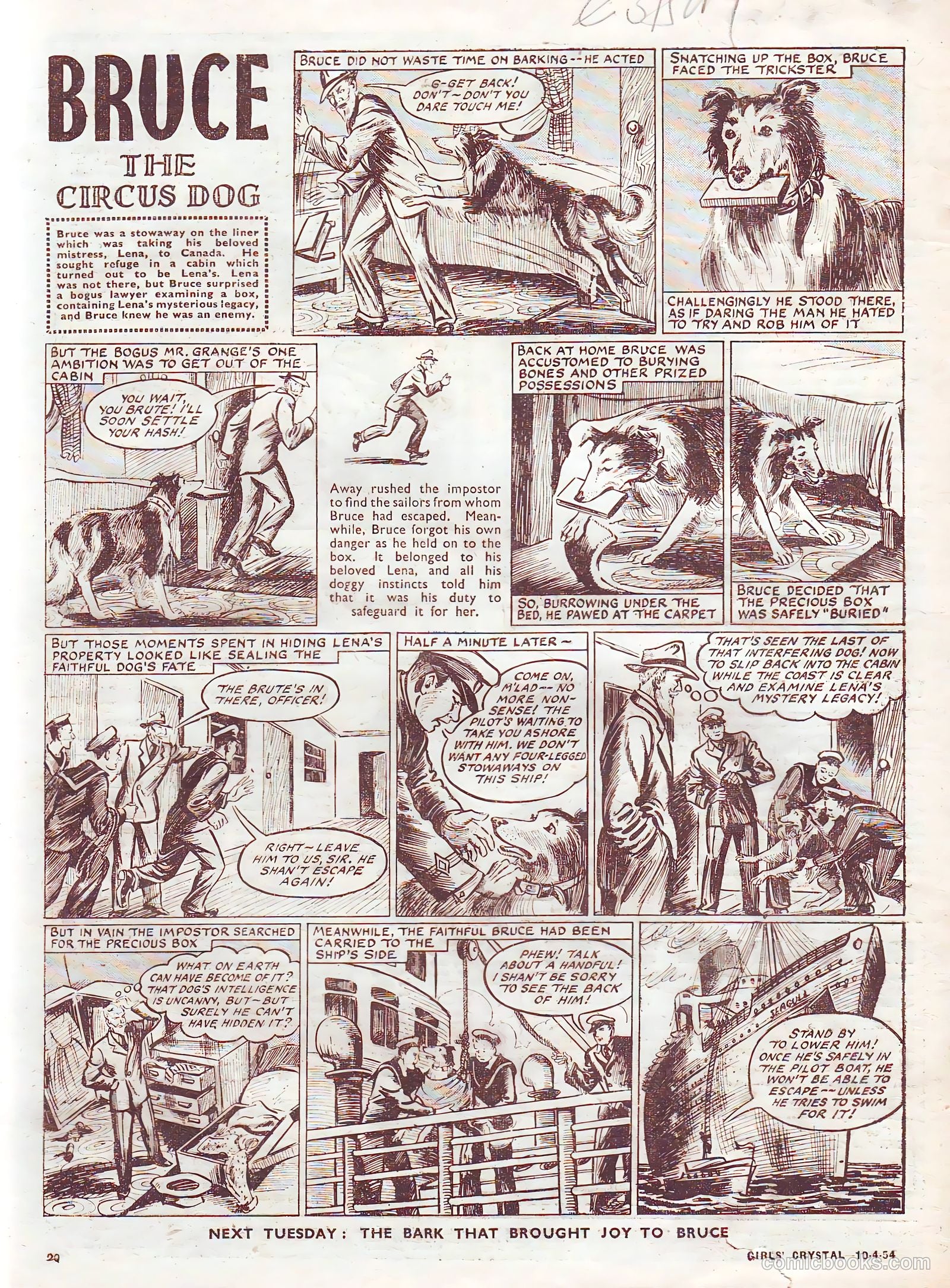 Girls' Crystal #964 (1954) — page 20 of 20