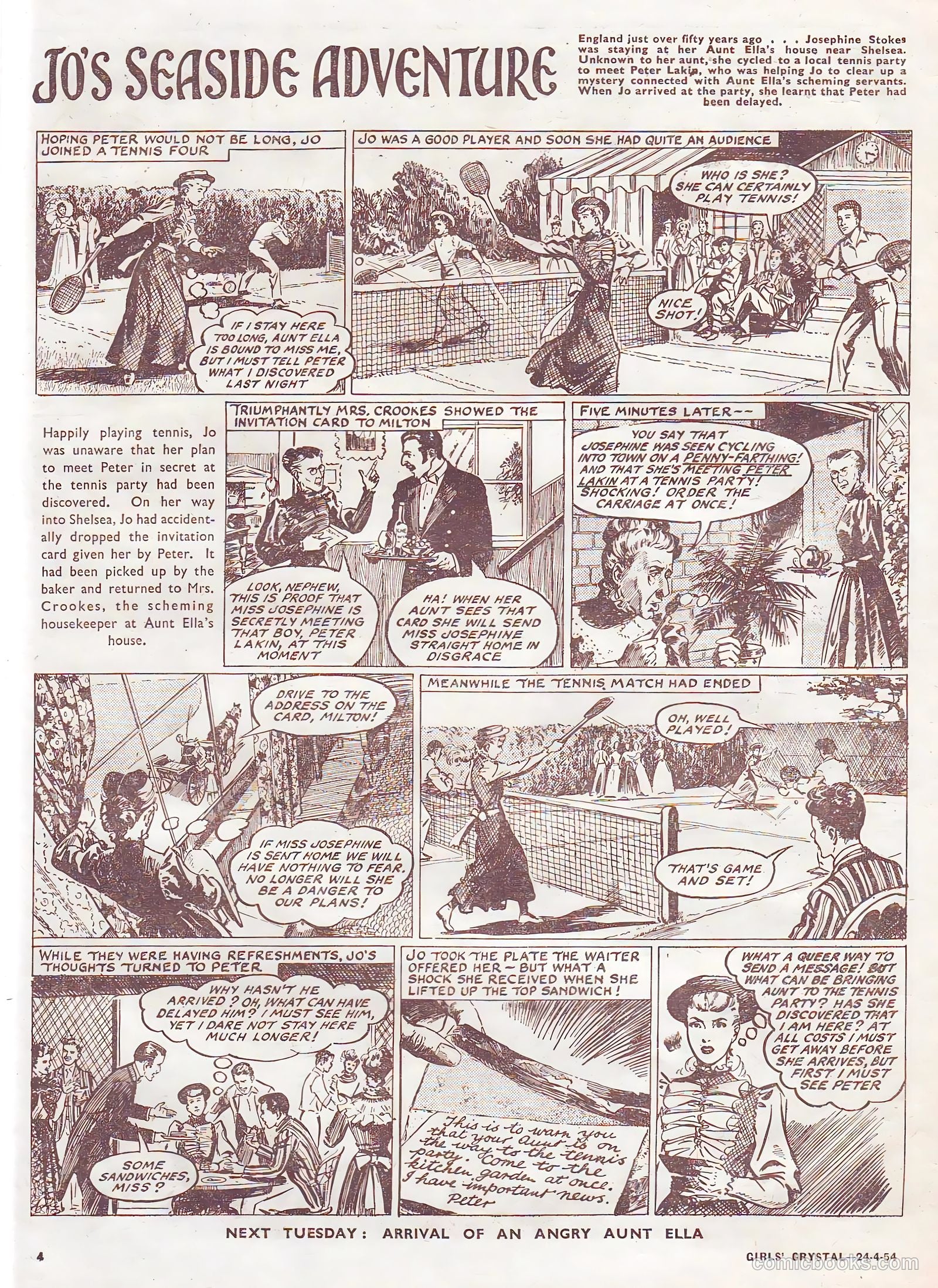 Girls' Crystal #966 (1954) — page 4 of 20