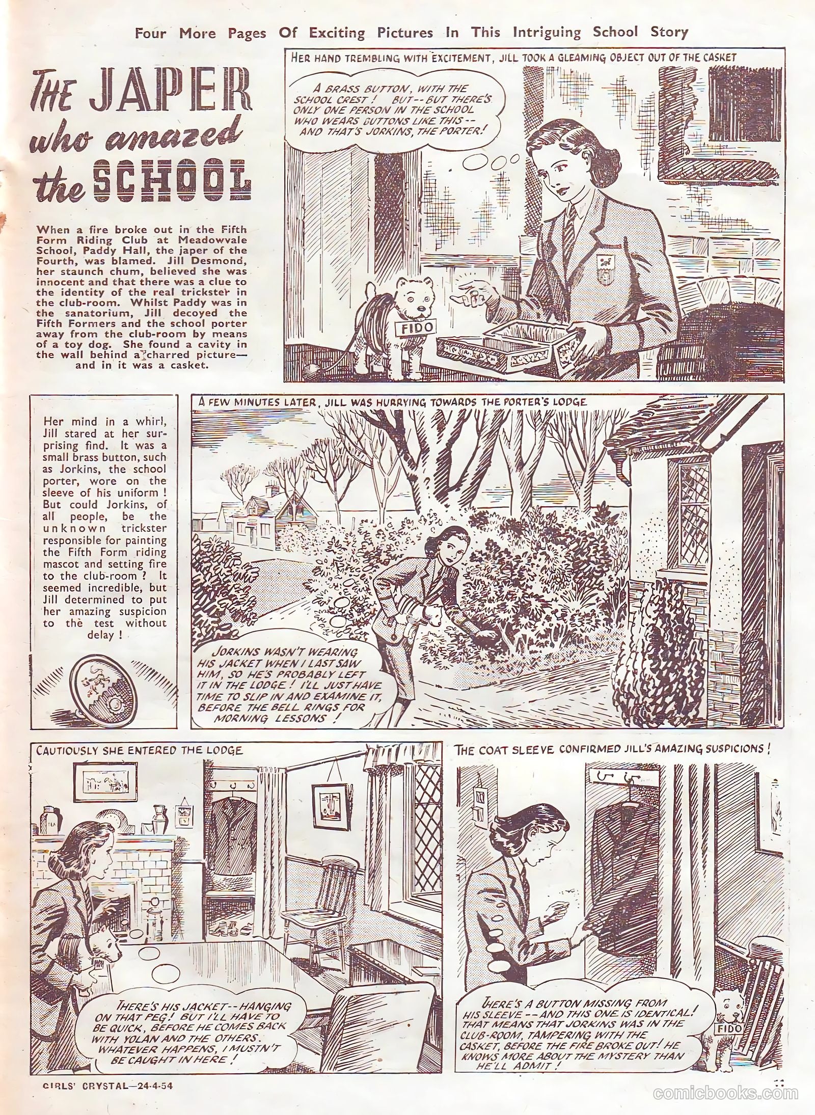 Girls' Crystal #966 (1954) — page 11 of 20