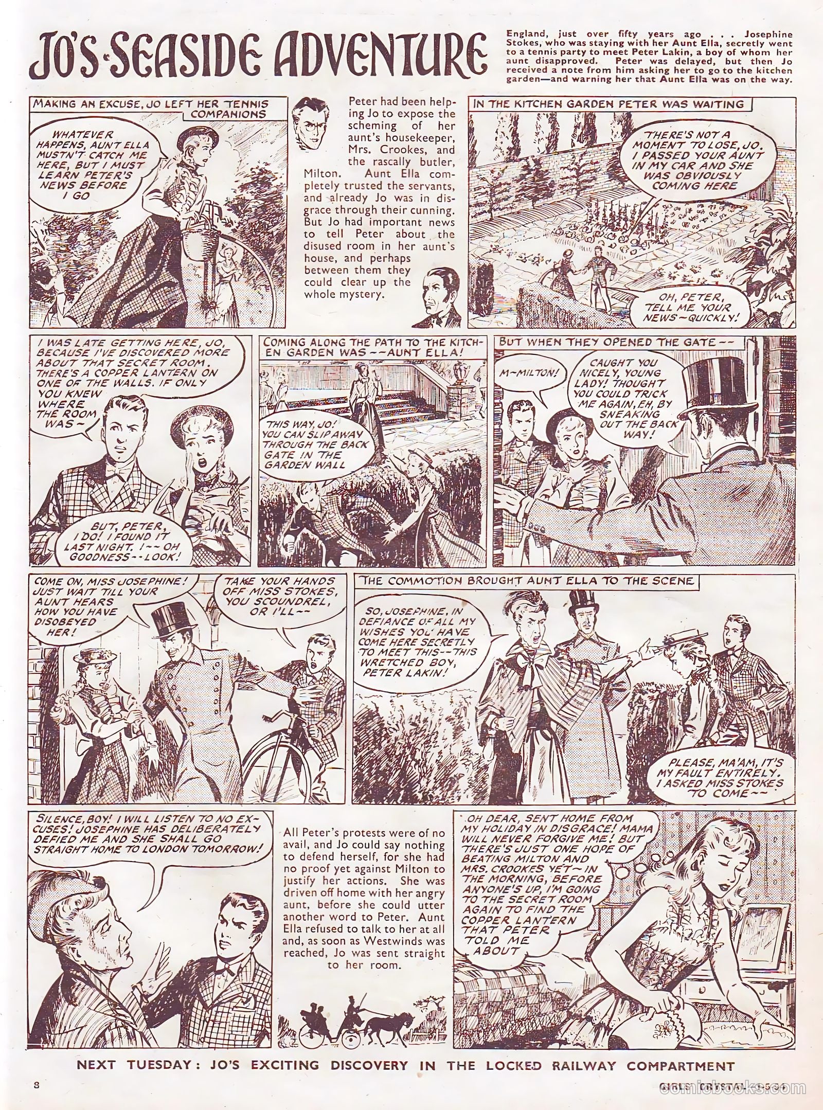 Girls' Crystal #967 (1954) — page 8 of 20