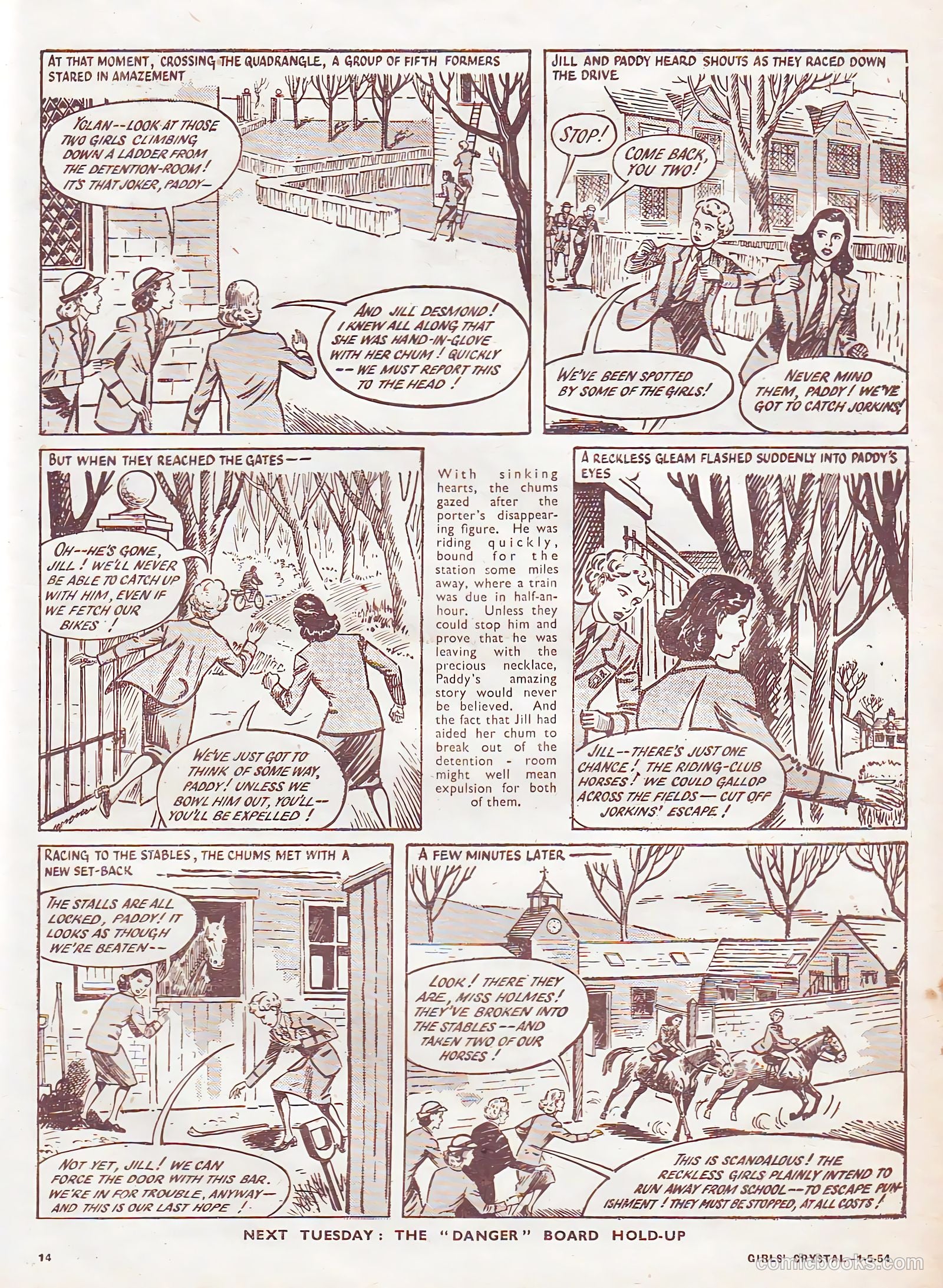 Girls' Crystal #967 (1954) — page 14 of 20