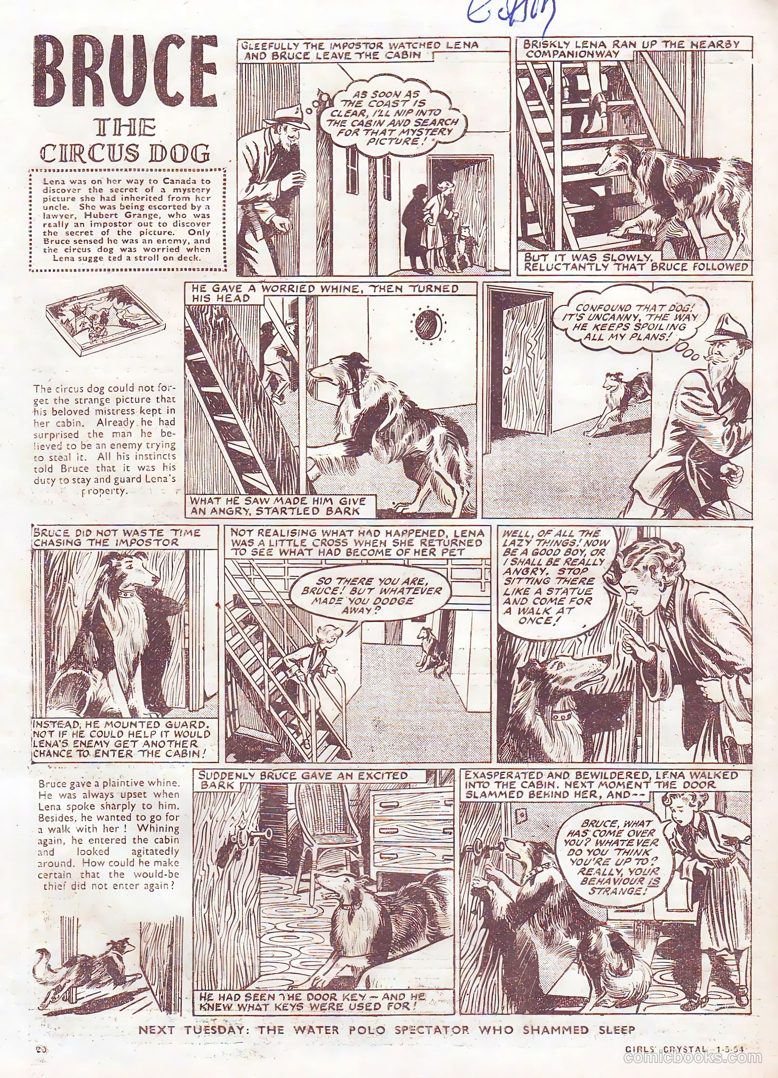 Girls' Crystal #967 (1954) — page 20 of 20