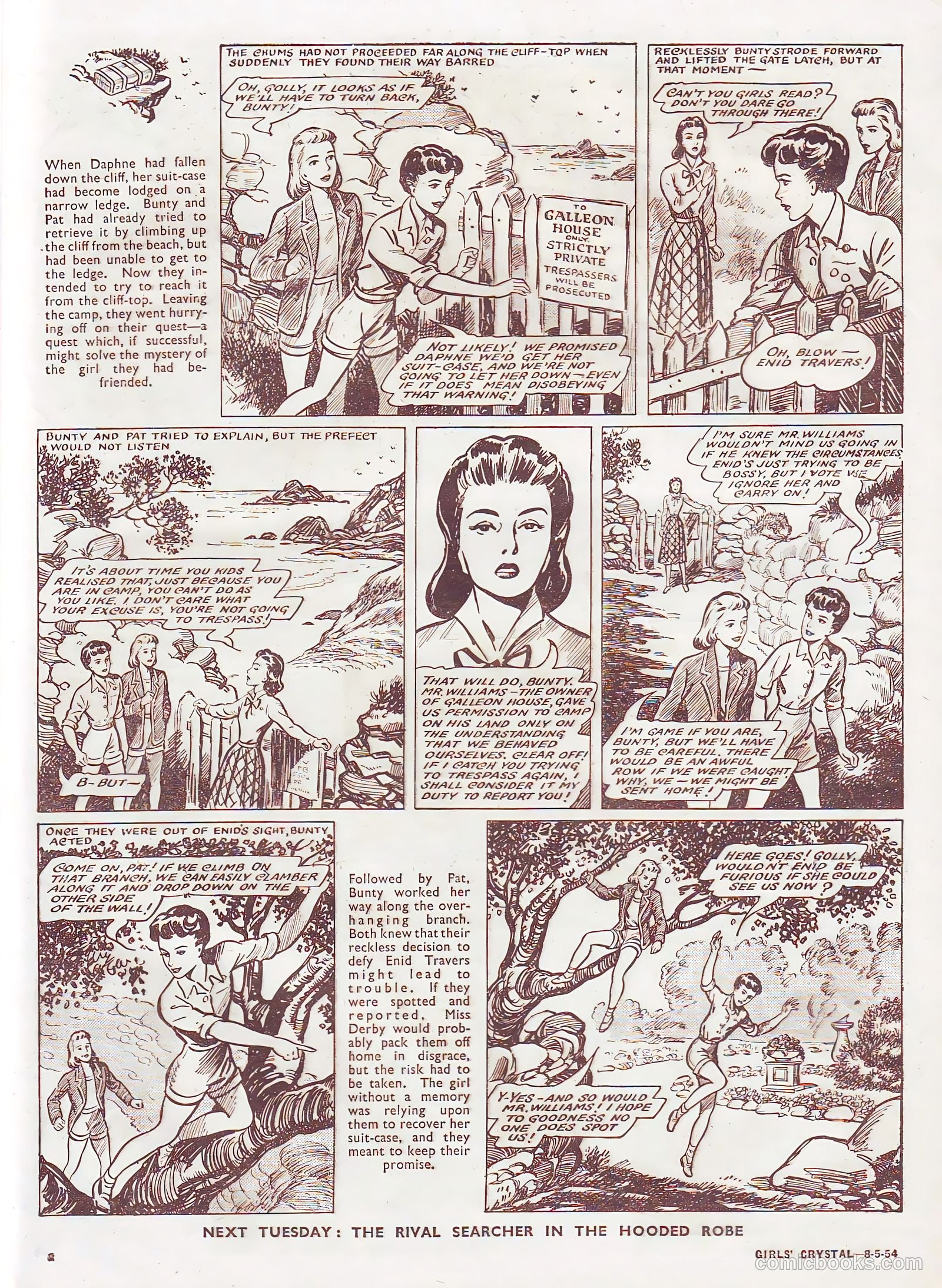 Girls' Crystal #968 (1954) — page 2 of 20