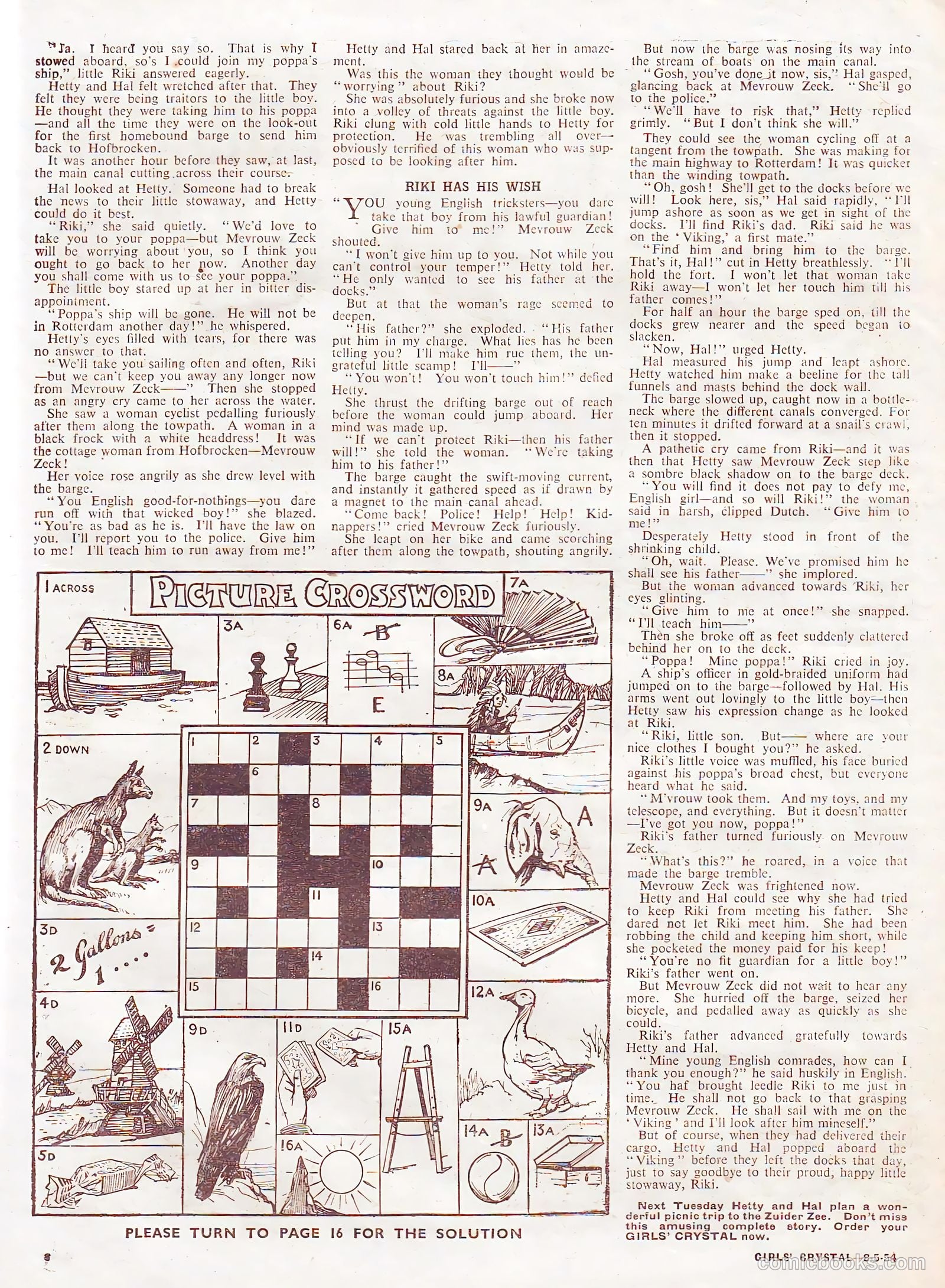Girls' Crystal #968 (1954) — page 8 of 20
