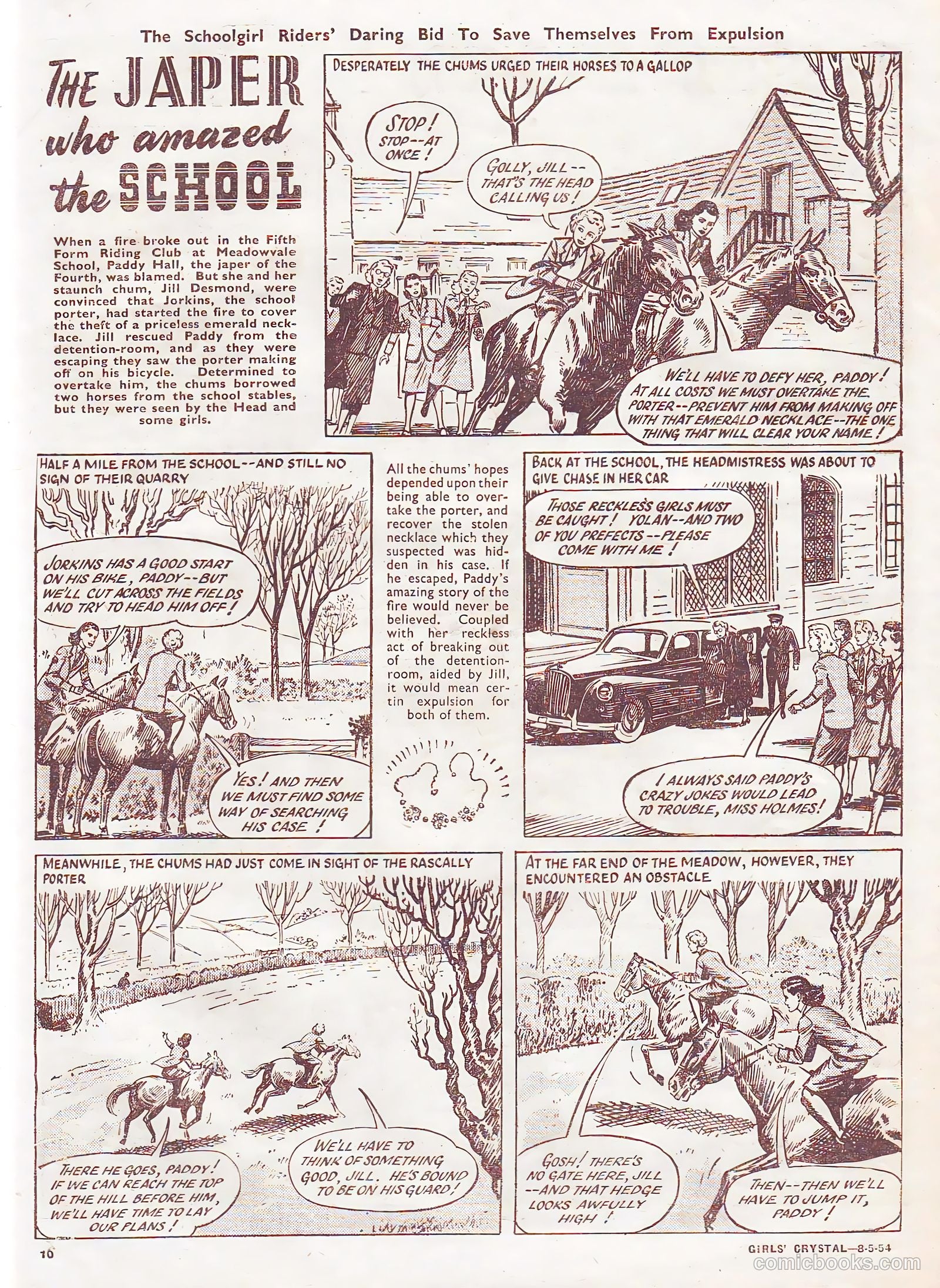 Girls' Crystal #968 (1954) — page 10 of 20