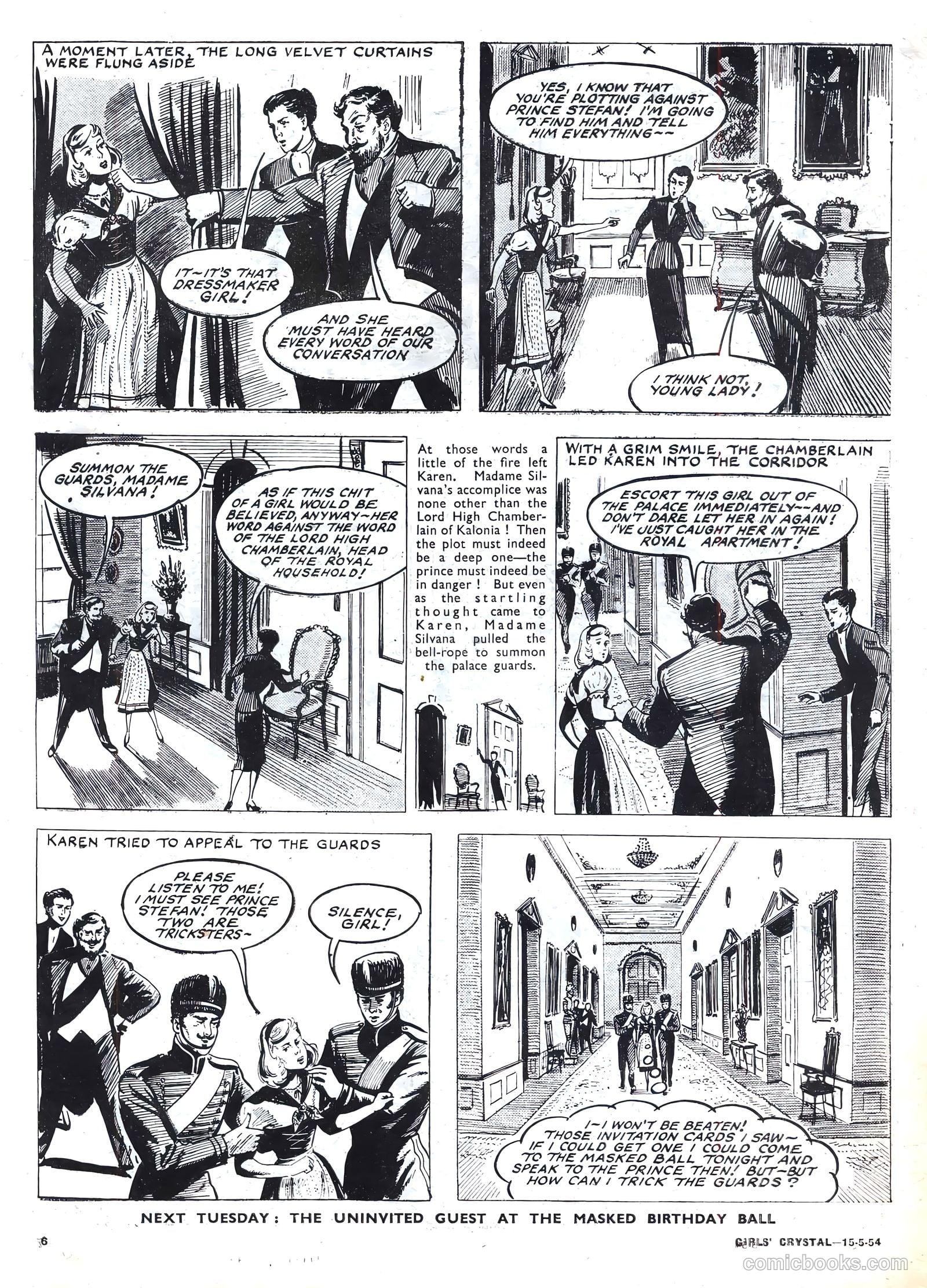 Girls' Crystal #969 (1954) — page 6 of 20