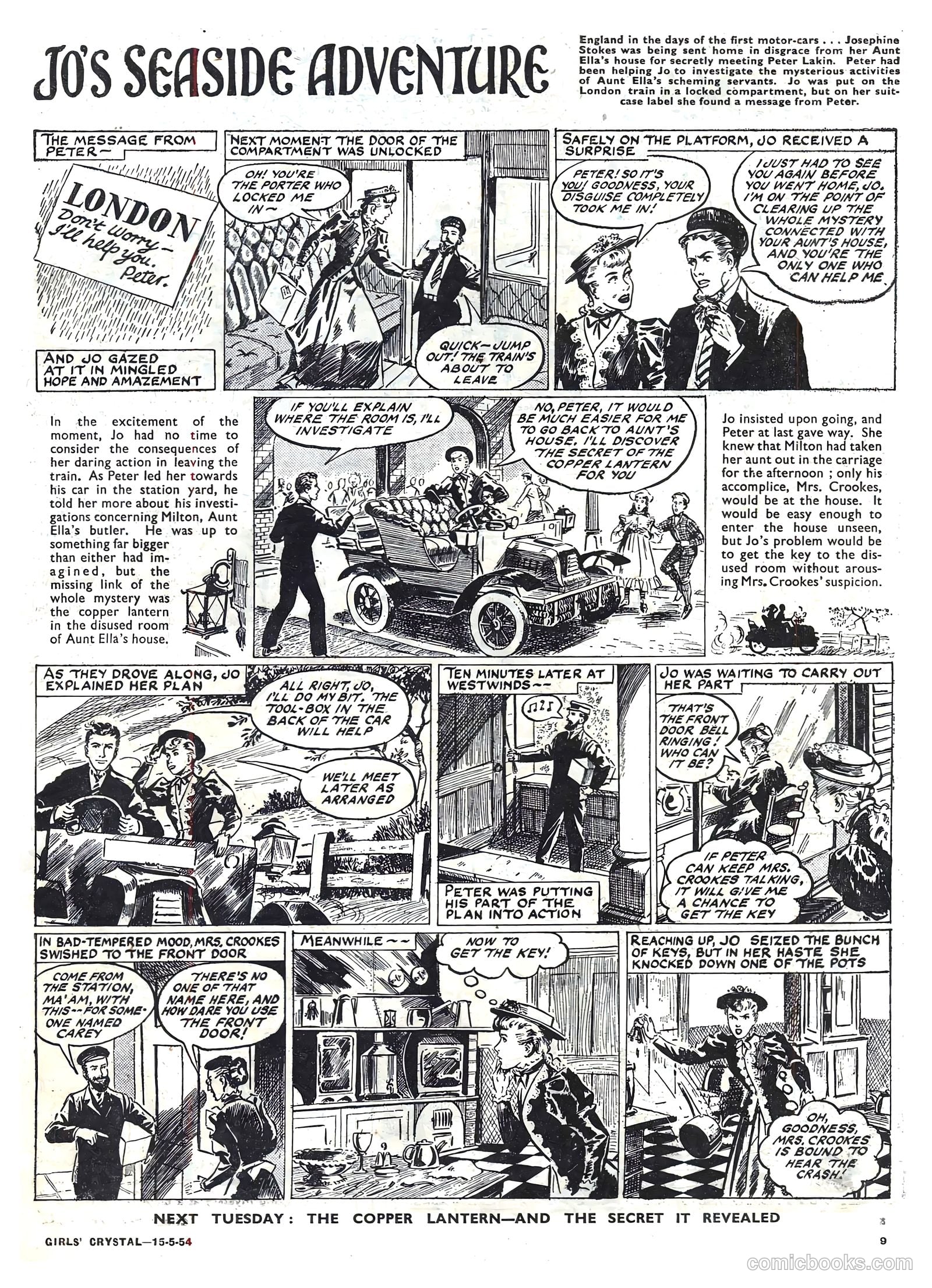 Girls' Crystal #969 (1954) — page 9 of 20