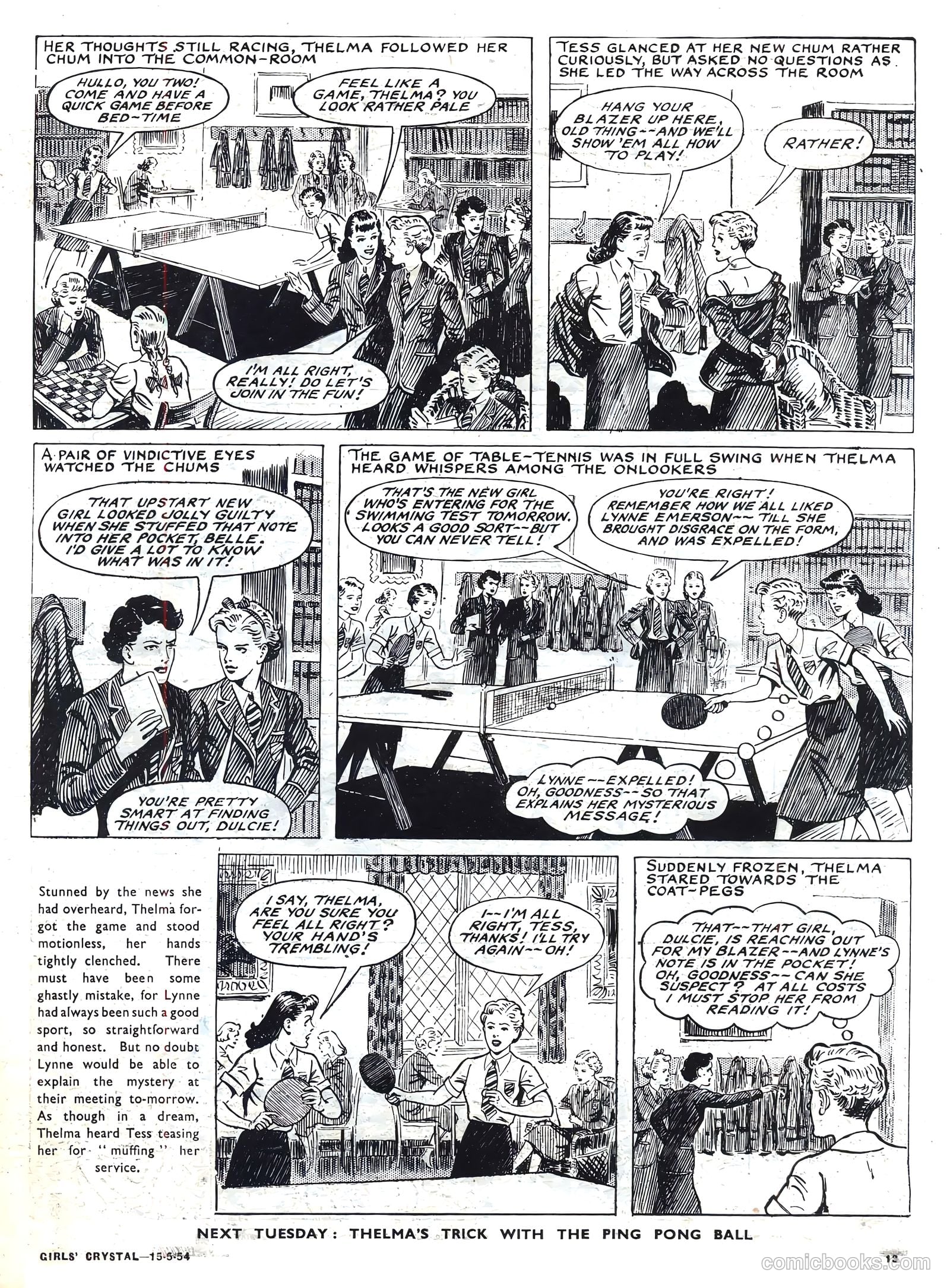 Girls' Crystal #969 (1954) — page 13 of 20