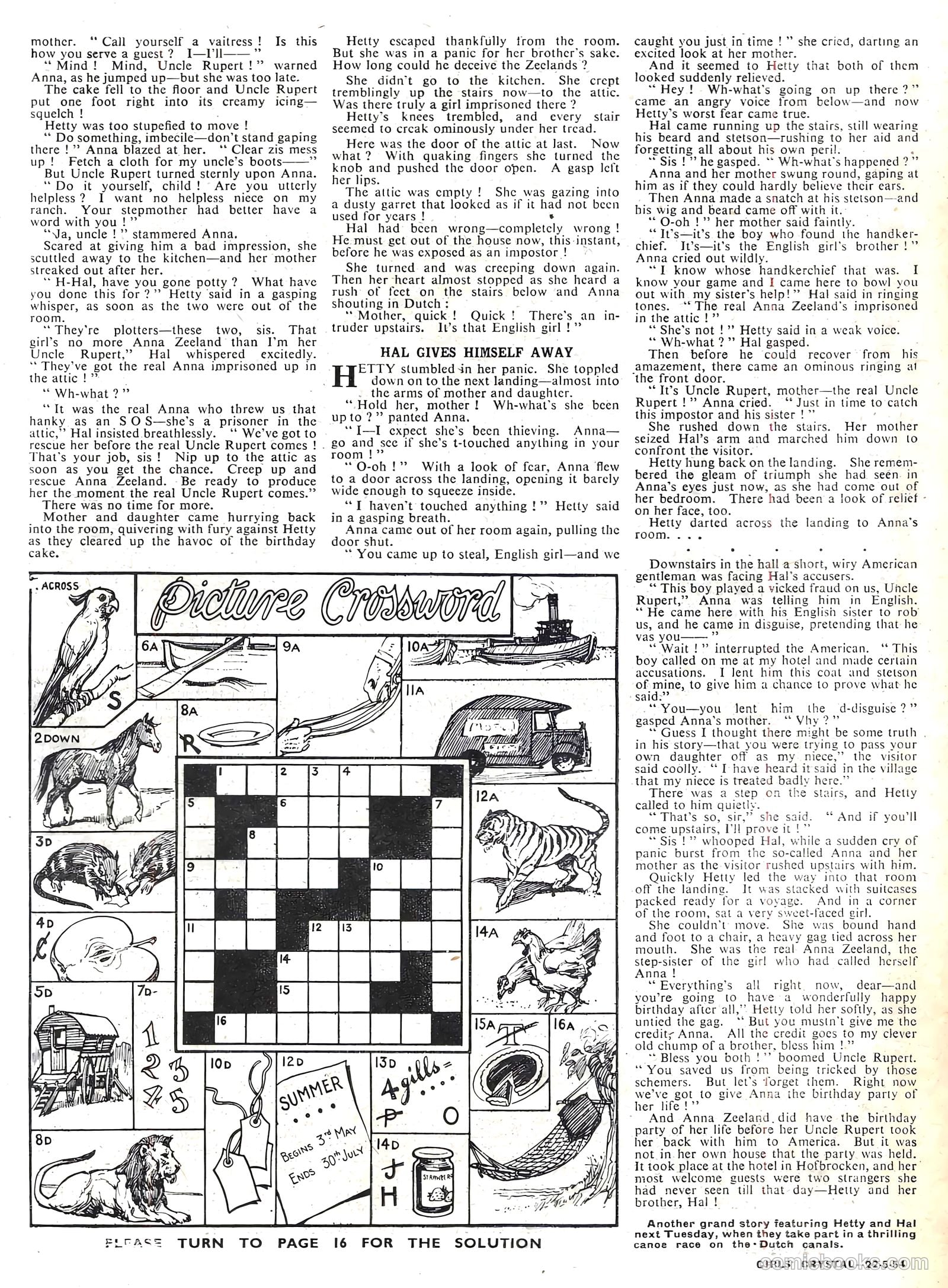 Girls' Crystal #970 (1954) — page 8 of 20
