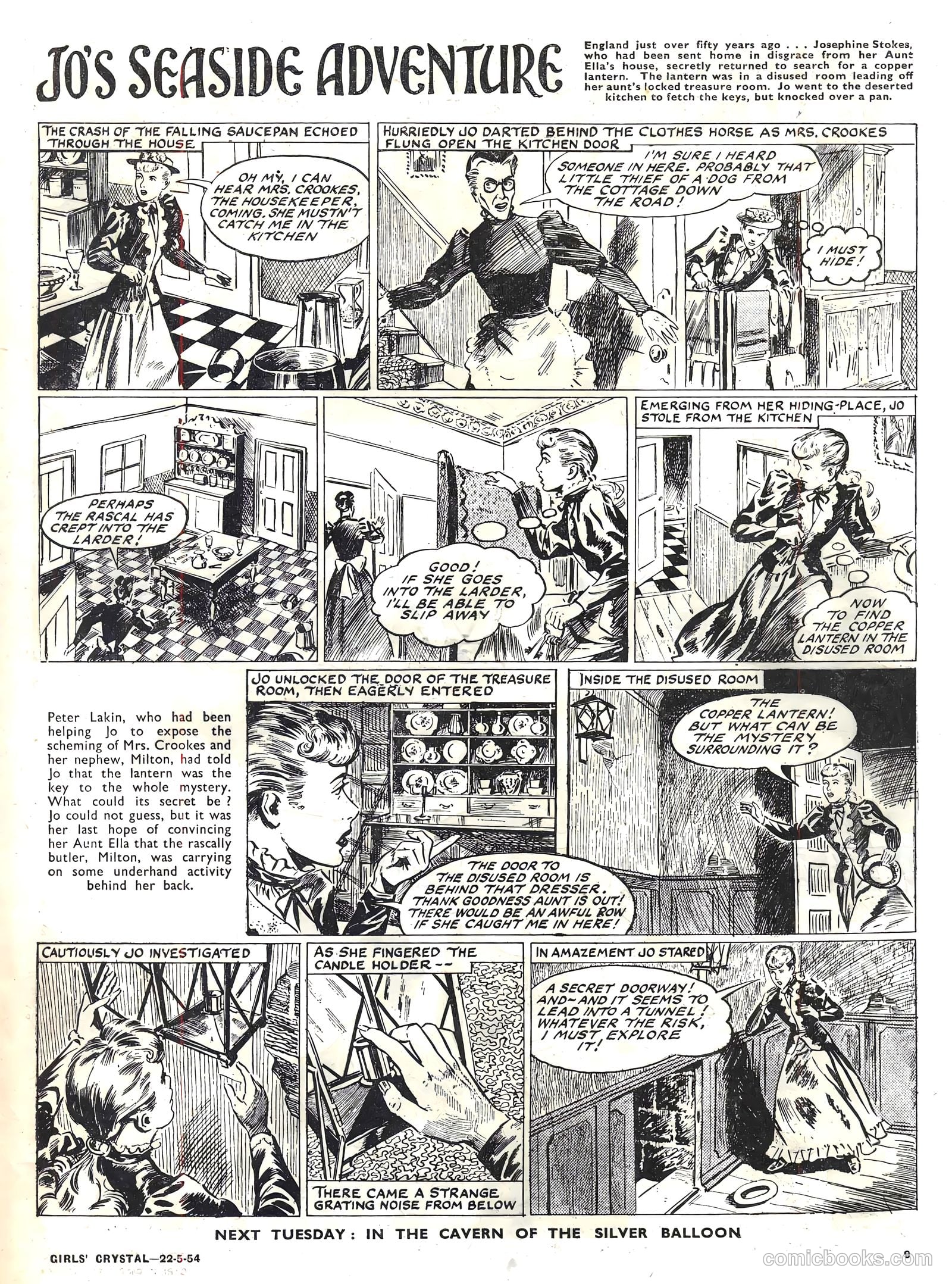 Girls' Crystal #970 (1954) — page 9 of 20