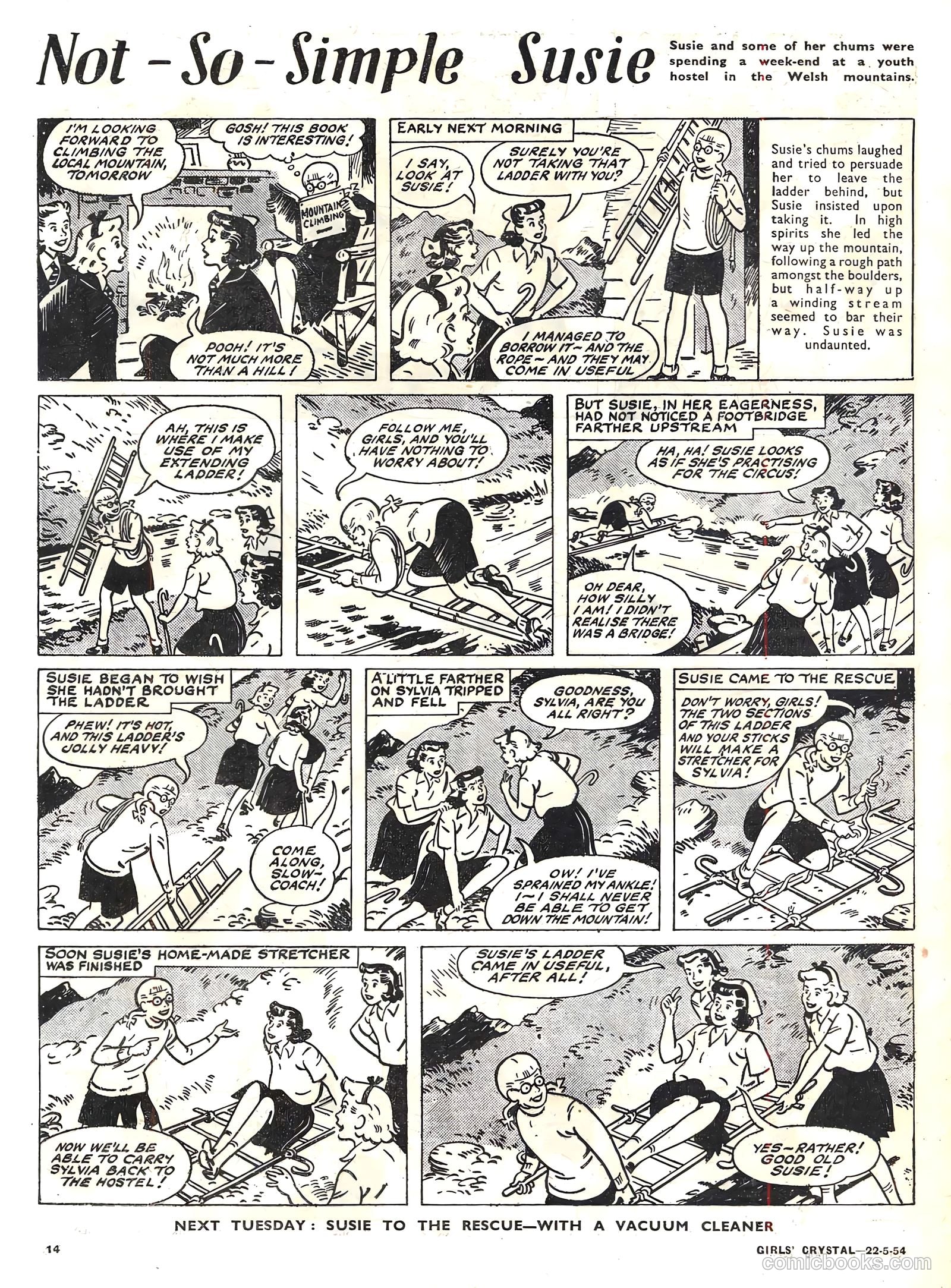 Girls' Crystal #970 (1954) — page 14 of 20