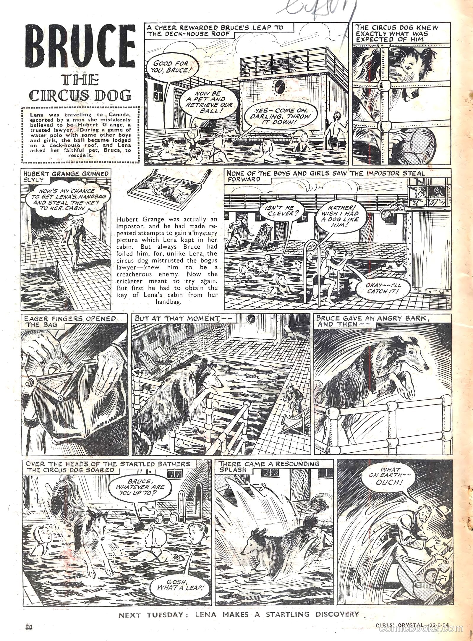 Girls' Crystal #970 (1954) — page 20 of 20