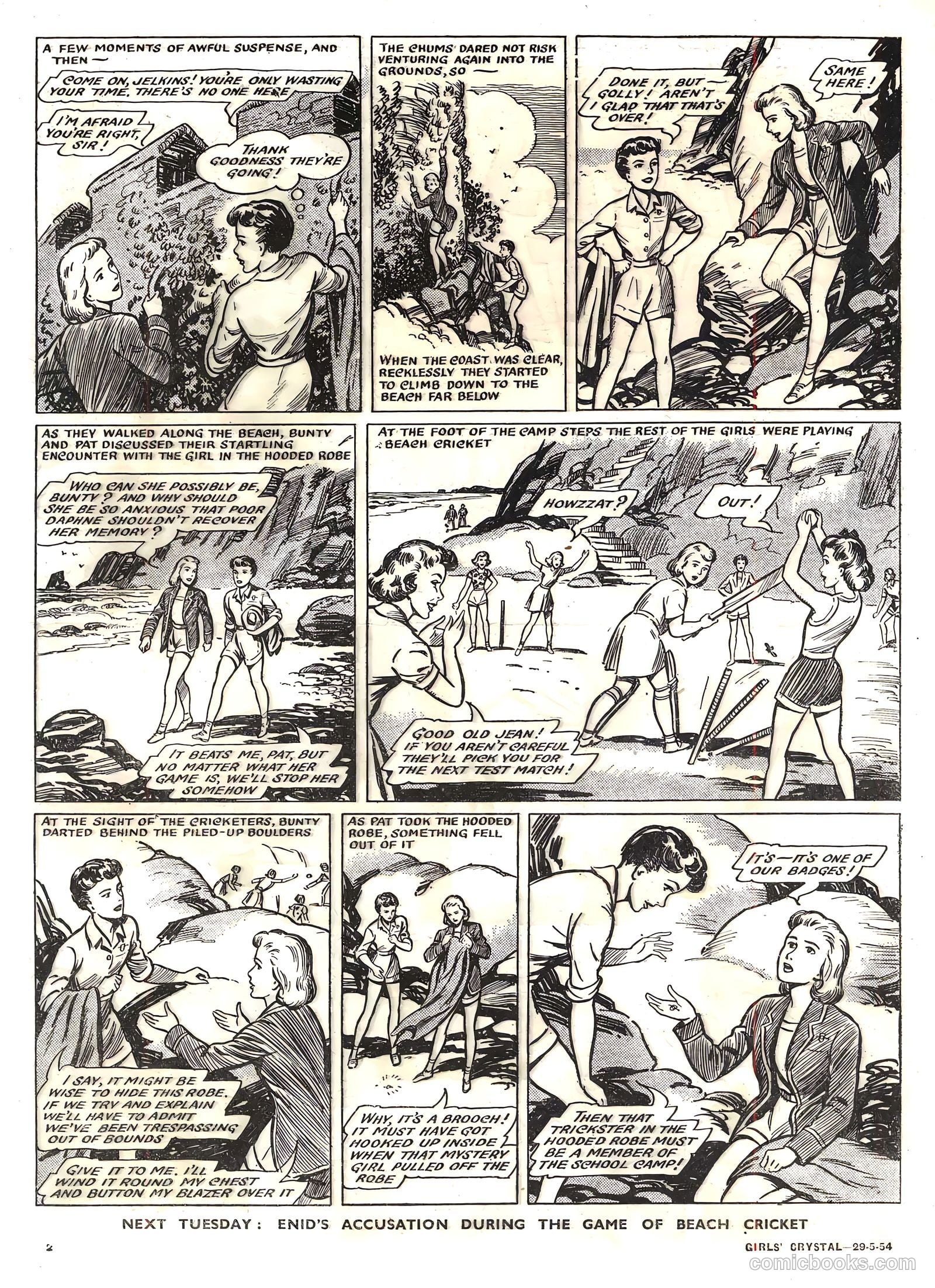 Girls' Crystal #971 (1954) — page 2 of 20
