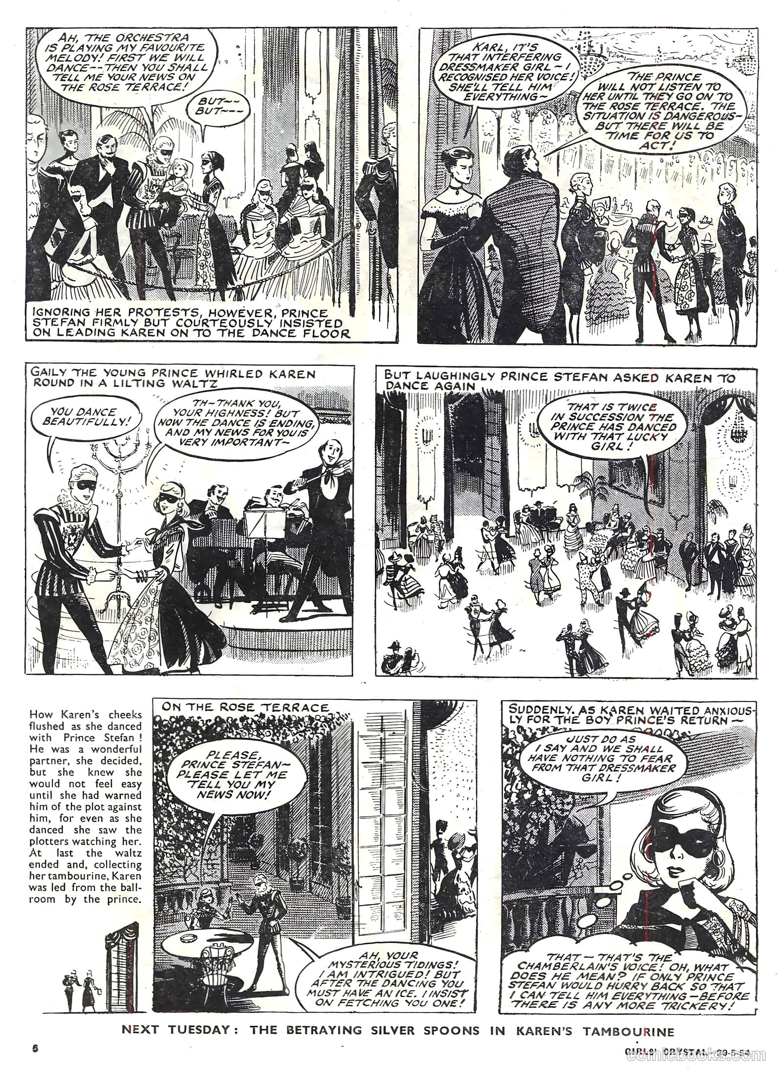 Girls' Crystal #971 (1954) — page 6 of 20