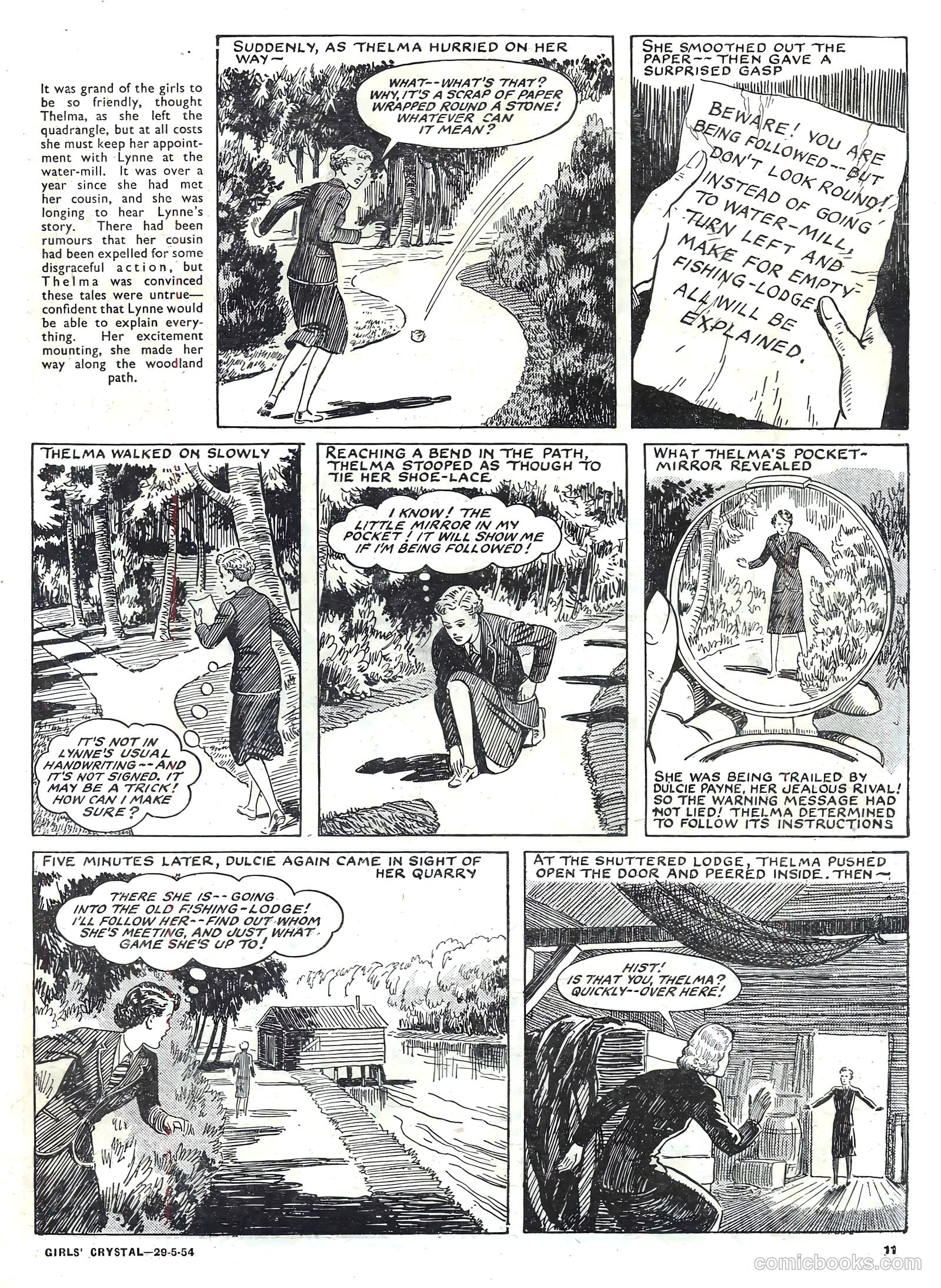 Girls' Crystal #971 (1954) — page 11 of 20