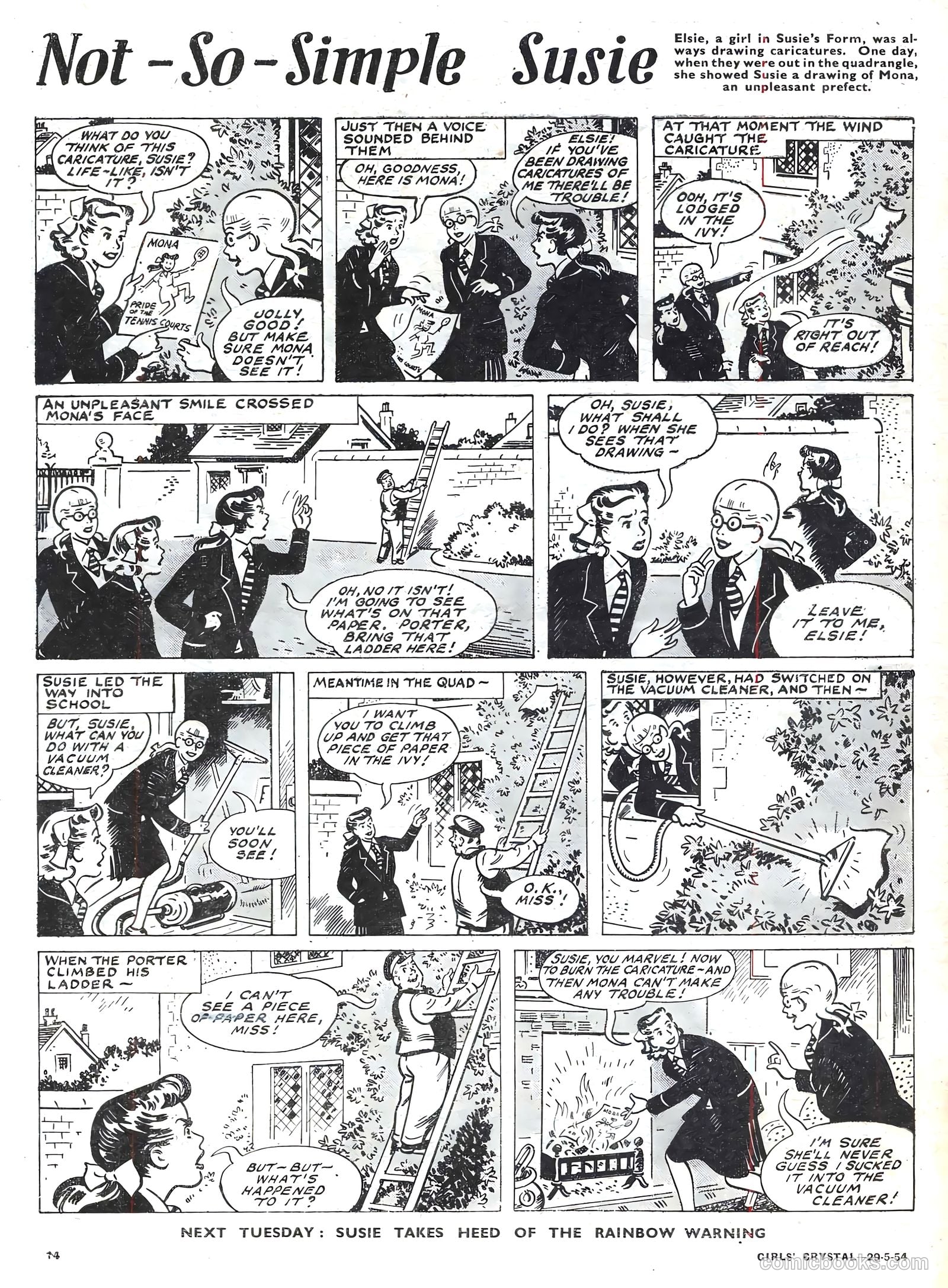 Girls' Crystal #971 (1954) — page 14 of 20