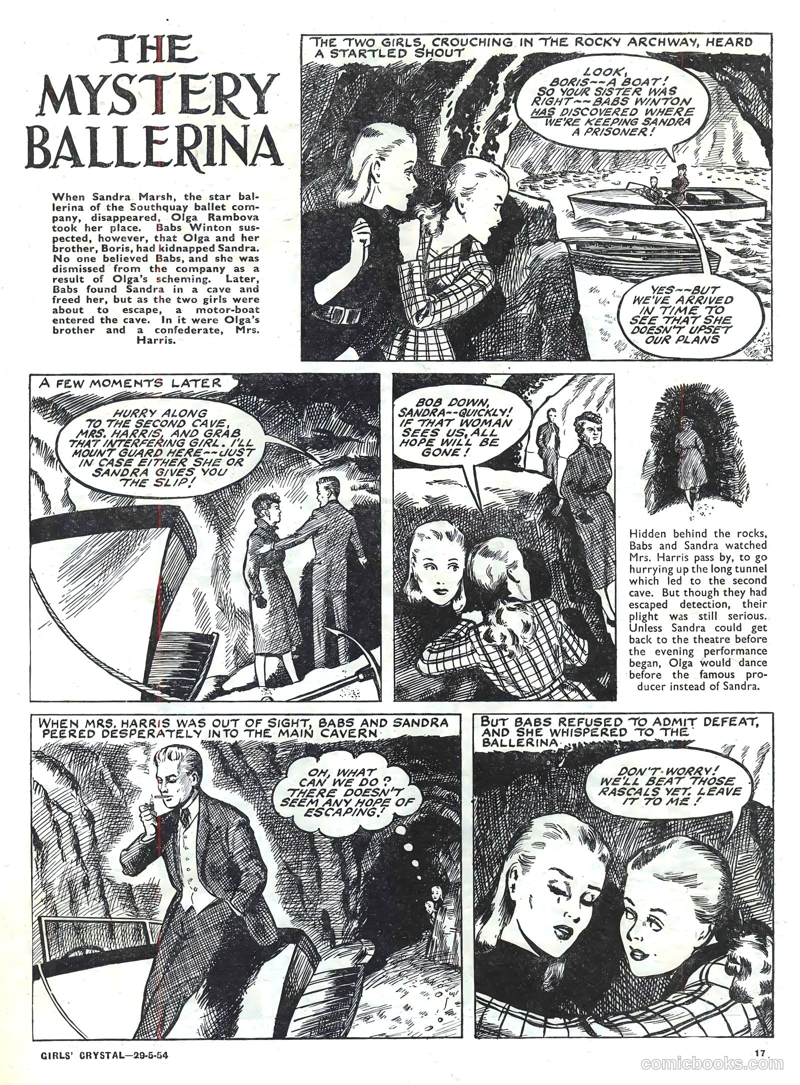 Girls' Crystal #971 (1954) — page 17 of 20