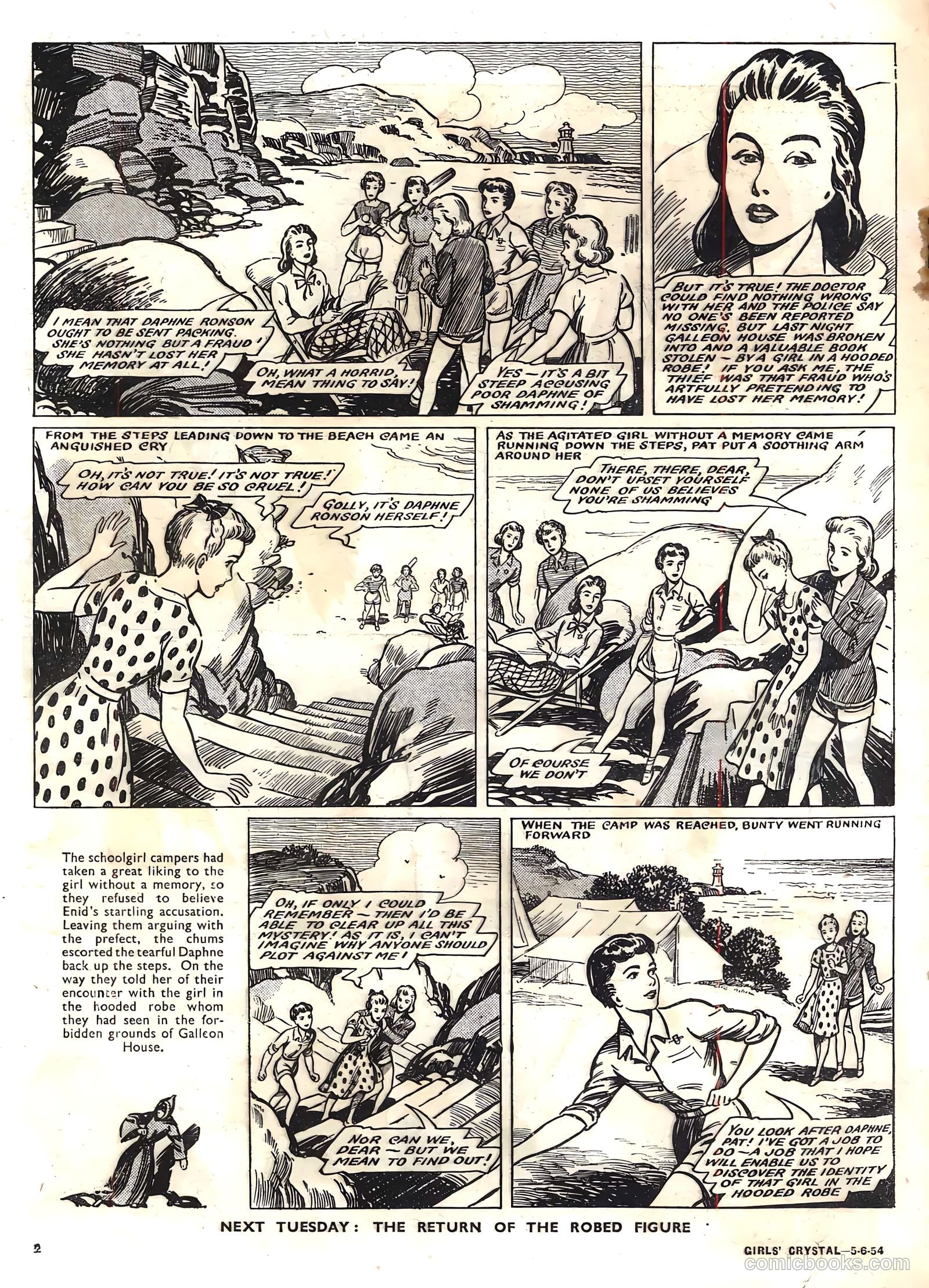 Girls' Crystal #972 (1954) — page 2 of 20
