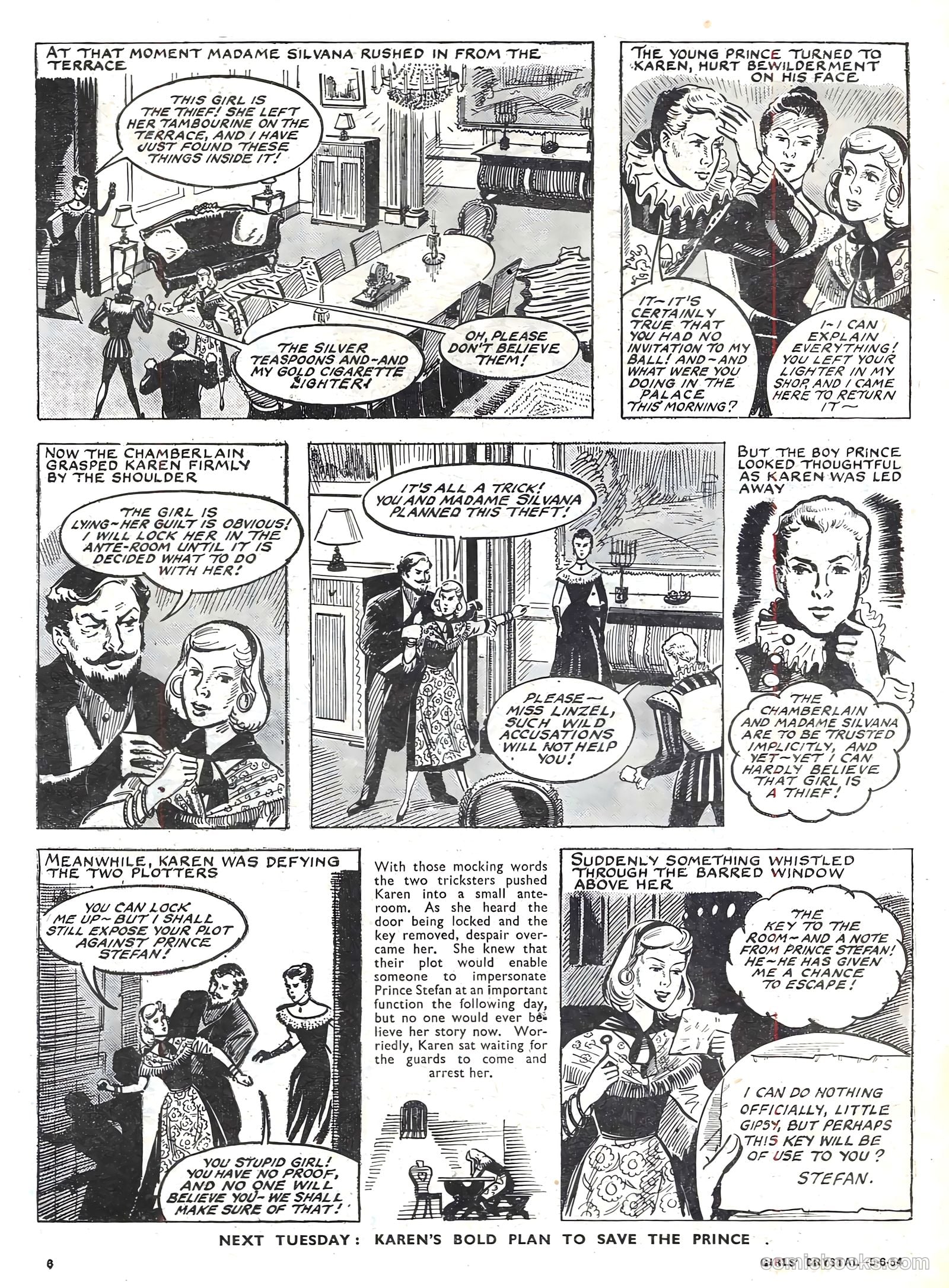 Girls' Crystal #972 (1954) — page 6 of 20
