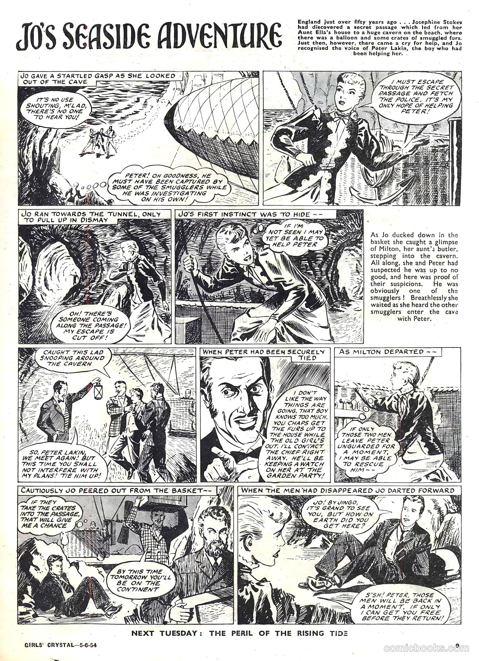 Girls' Crystal #972 (1954) — page 9 of 20